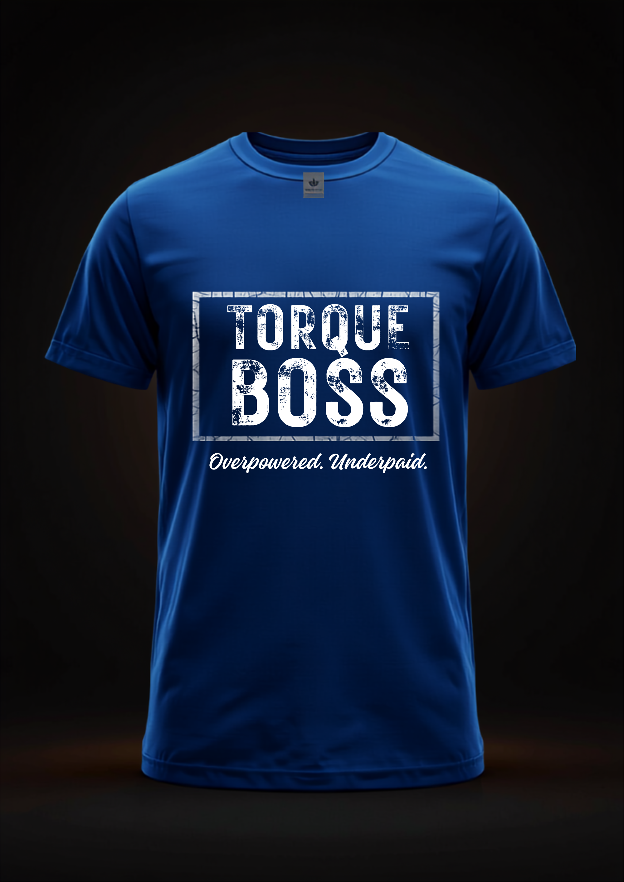 Torque Boss Tool Co. Tee - Blue - Front