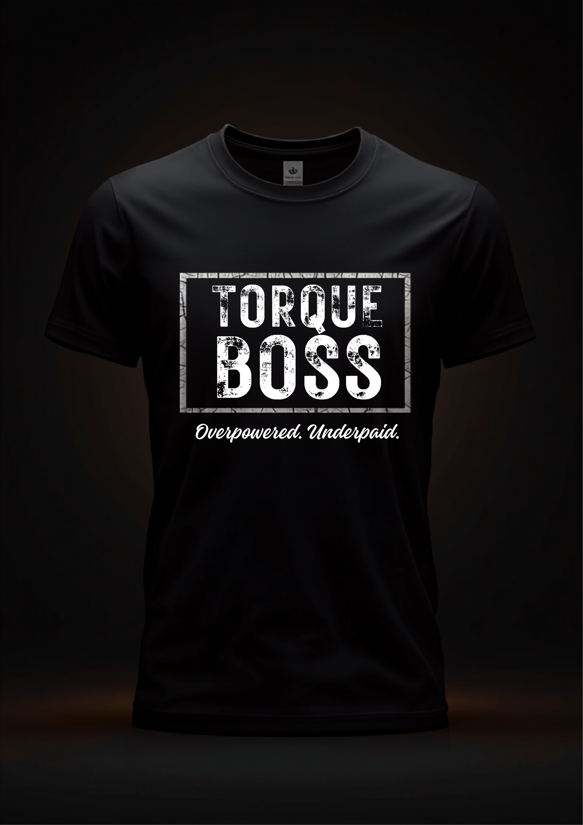 Torque Boss Tool Co. Tee - Black - Front