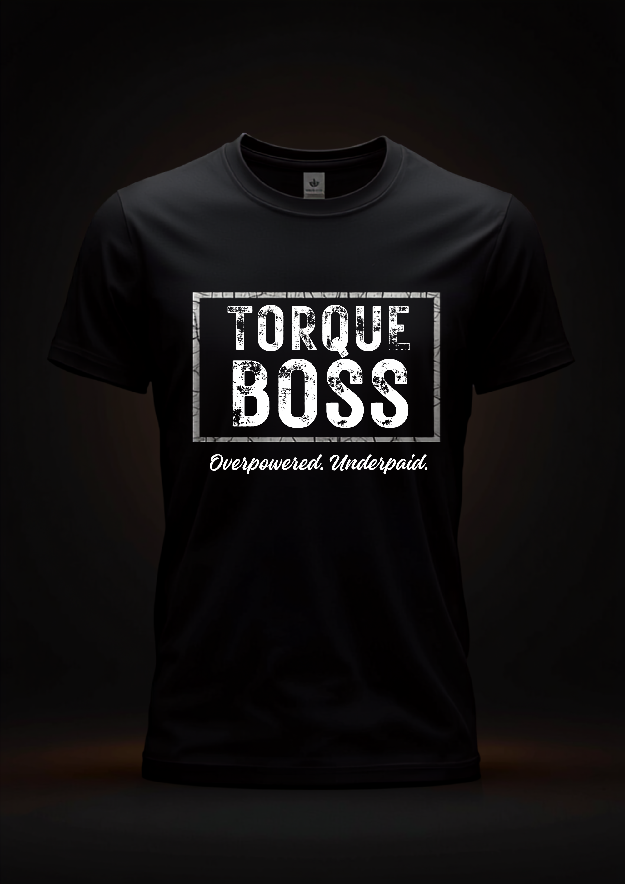 Torque Boss Tool Co. Tee - Black - Front