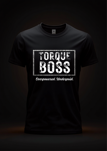 Torque Boss Tool Co. Tee - Black - Front