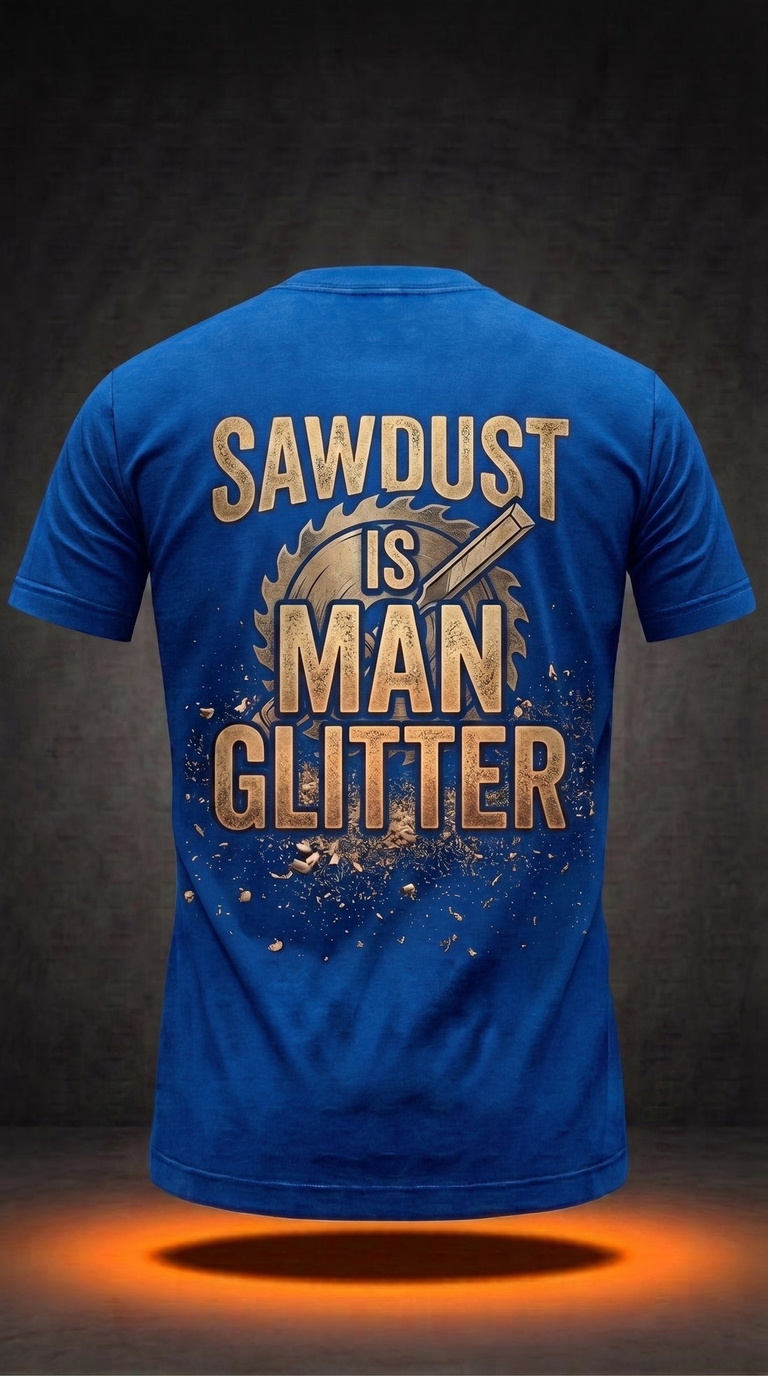 Sawdust Is Man Glitter T-Shirt | Funny Carpenter Gift