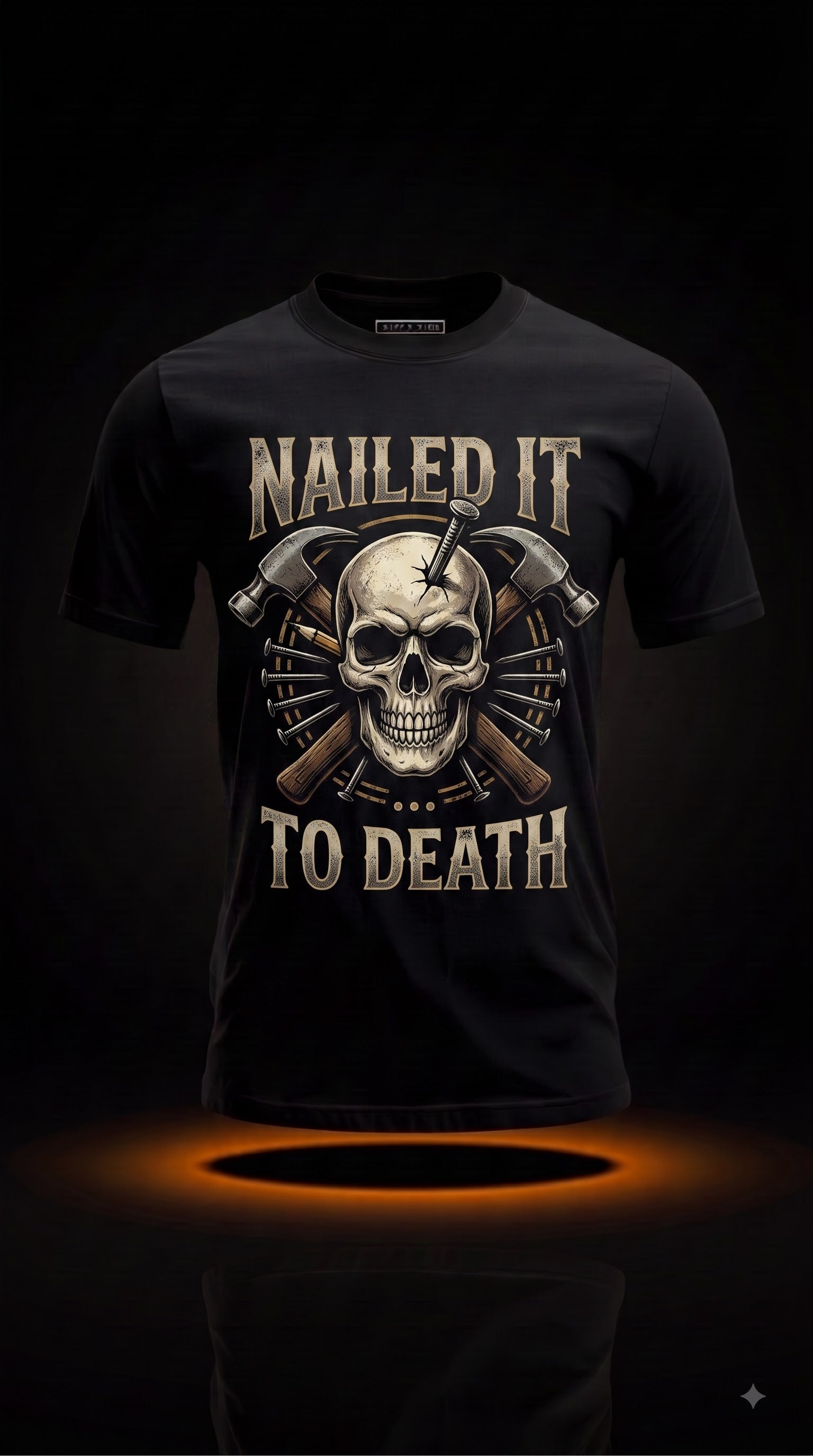 Nailed It… To Death – Funny Halloween Carpenter Shirt, Spooky Carpenter Gift