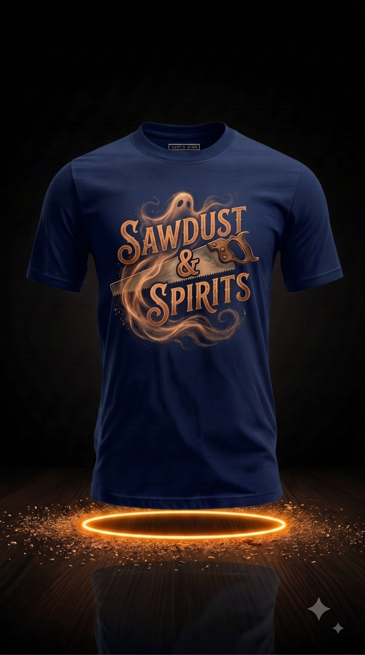 Sawdust & Spirits – Funny Halloween Carpenter Shirt, Spooky Woodworker Gift