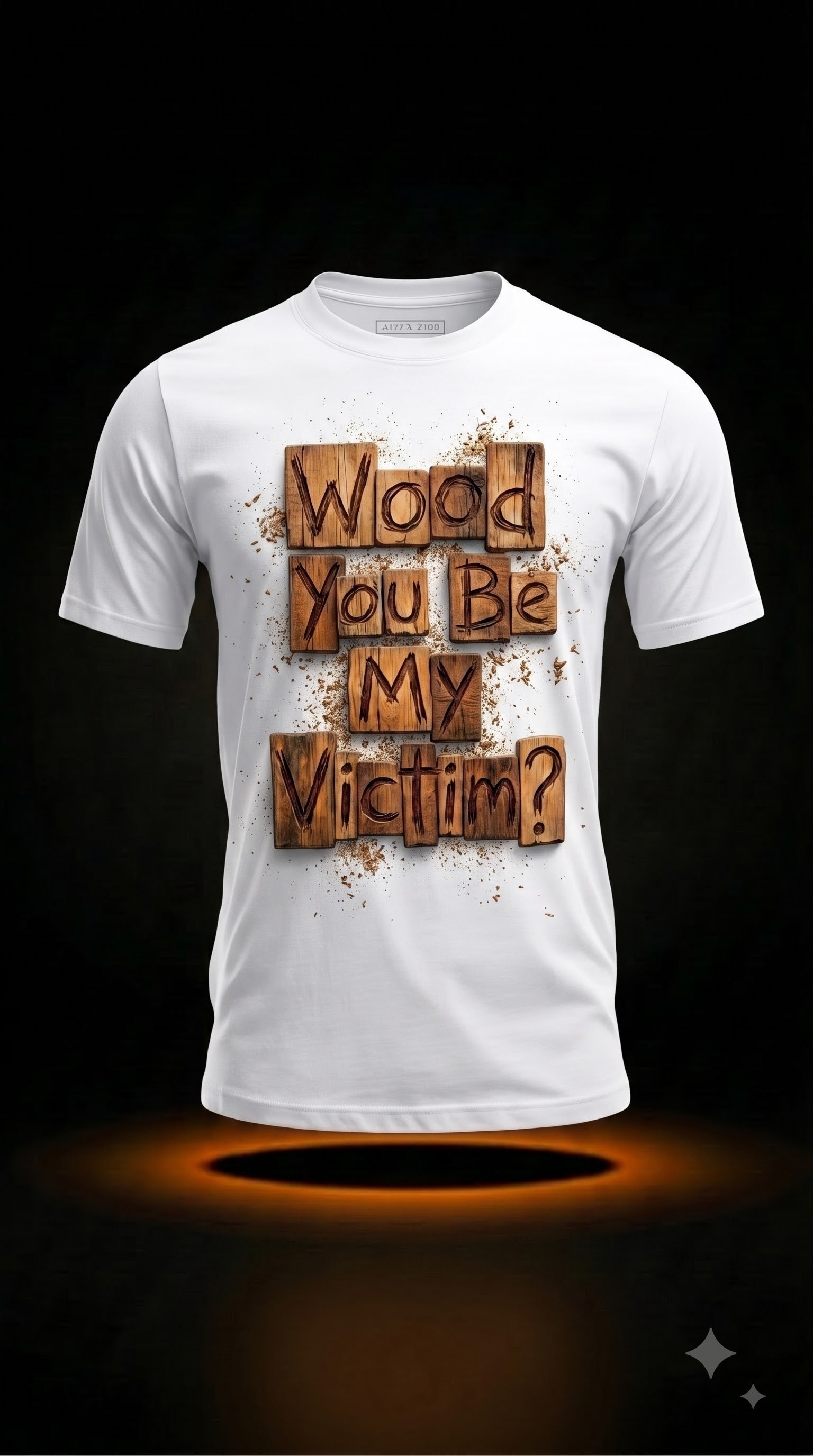 Wood You Be My Victim? – Funny Halloween Carpenter Shirt, Spooky Woodworker Gift