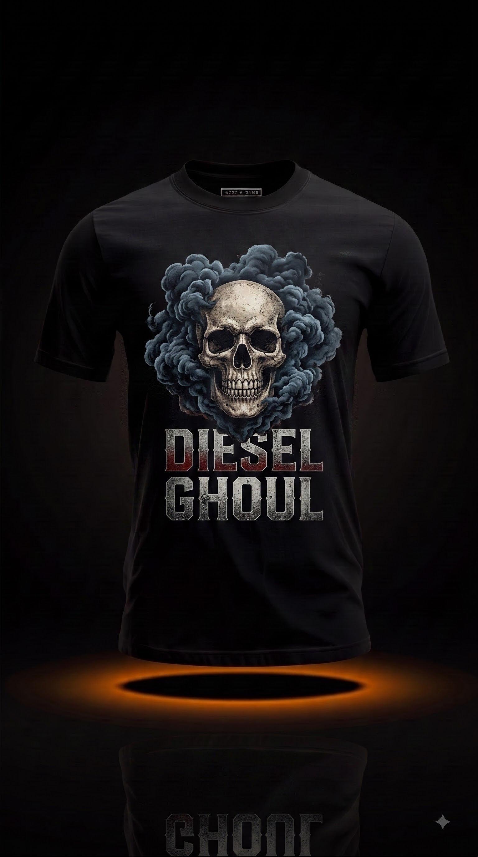 Diesel Ghoul T-Shirt | Spooky Halloween Trucker Gift