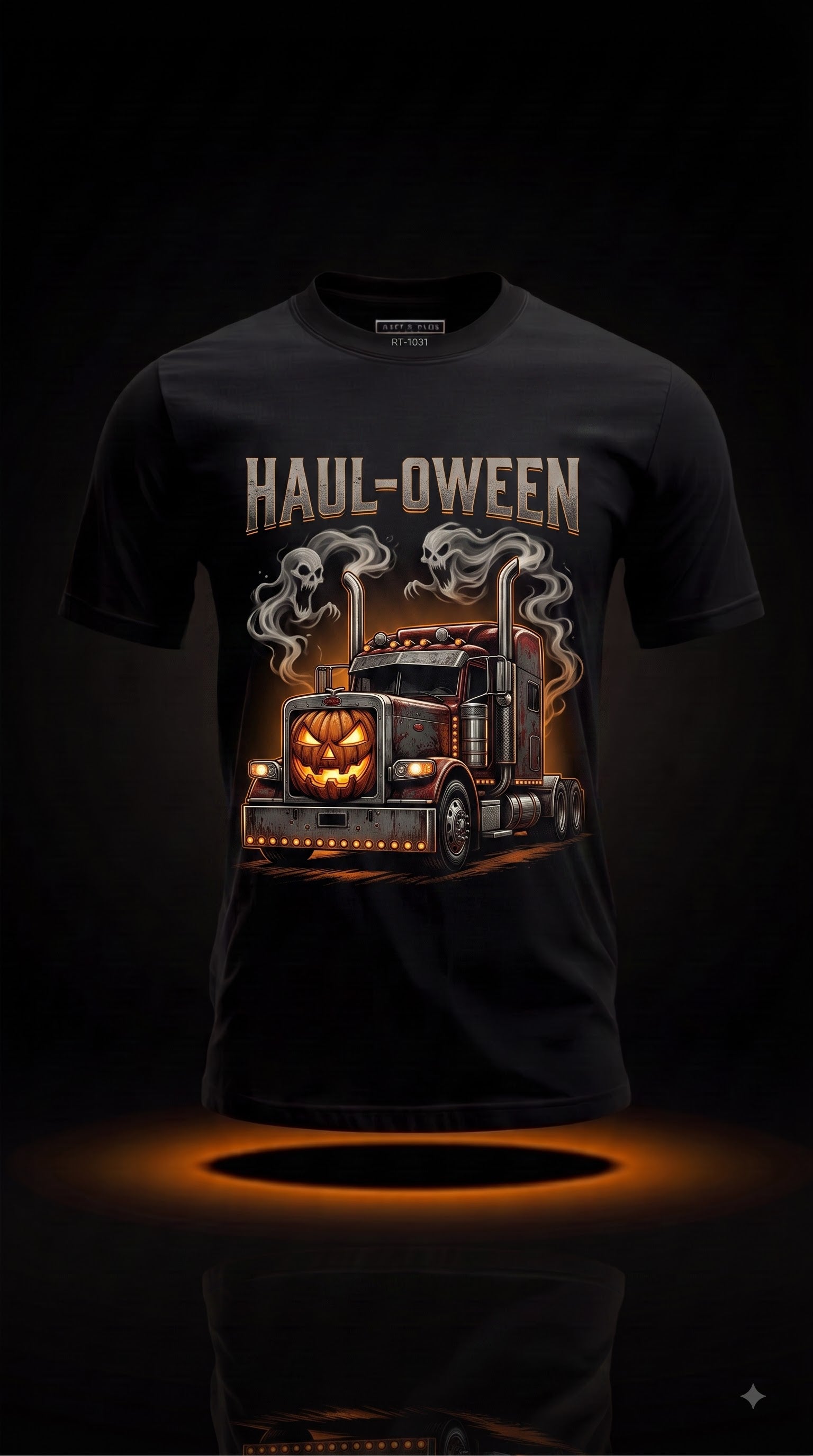 Haul-Oween T-Shirt | Funny Halloween Trucker Gift