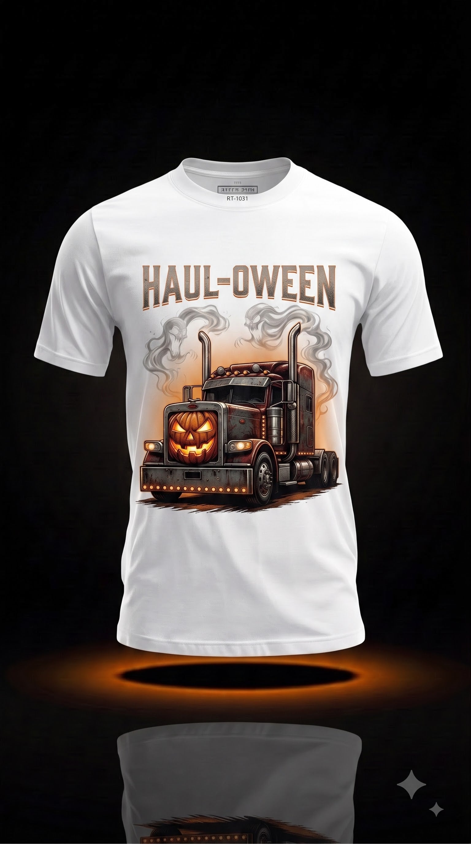 Haul-Oween T-Shirt | Funny Halloween Trucker Gift