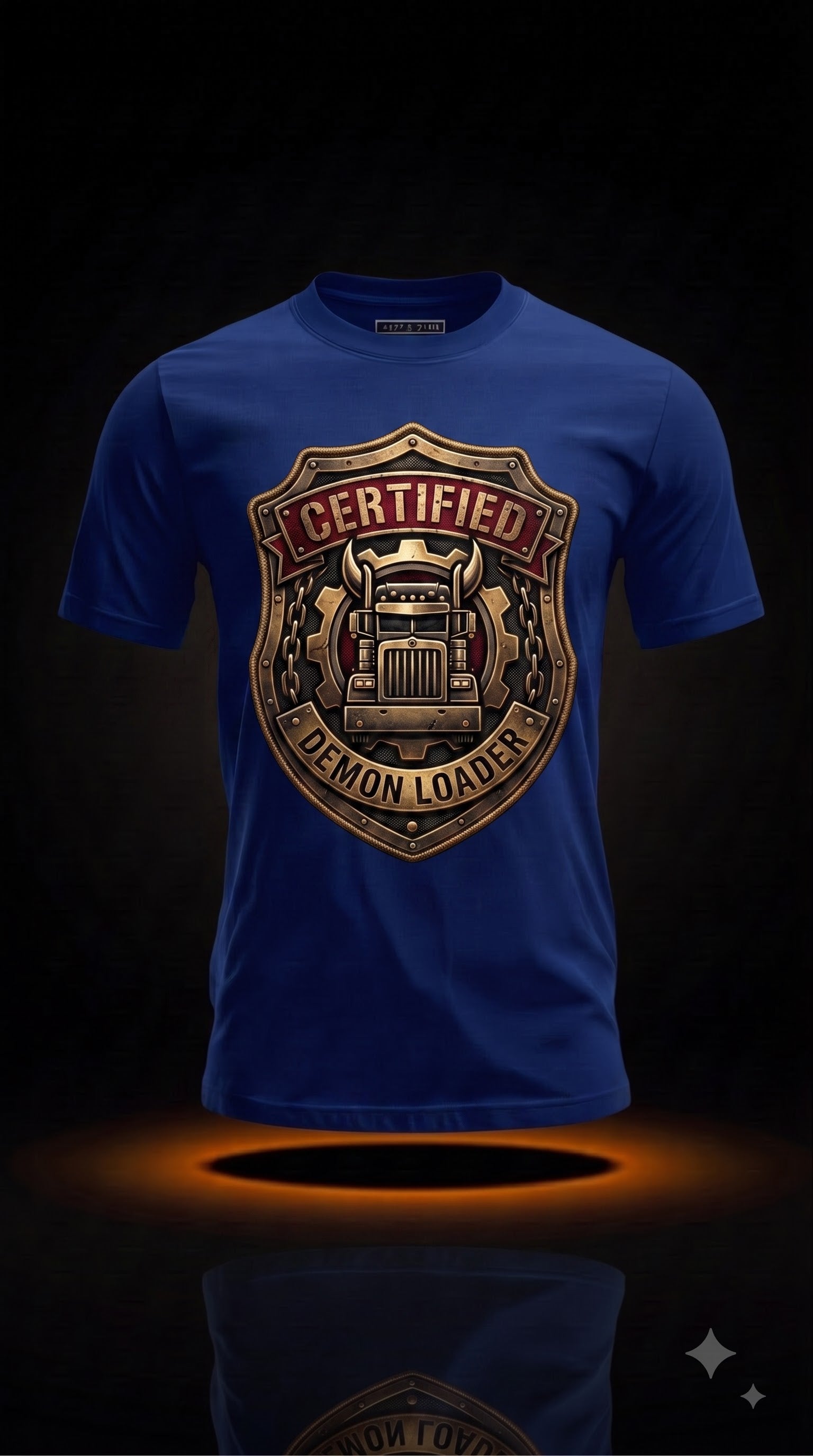 Certified Demon Loader T-Shirt | Funny Halloween Trucker Shirt