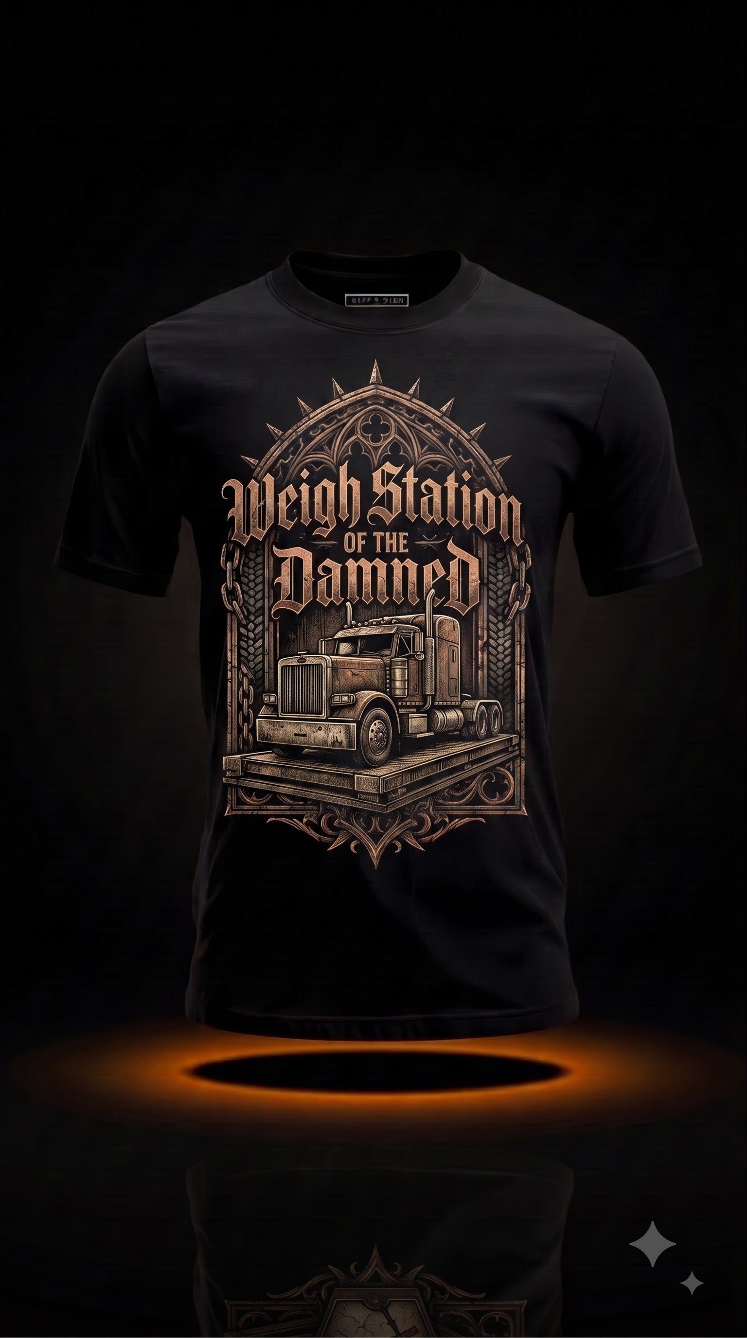 Weigh Station Of The Damned T-Shirt | Halloween Trucker Shirt