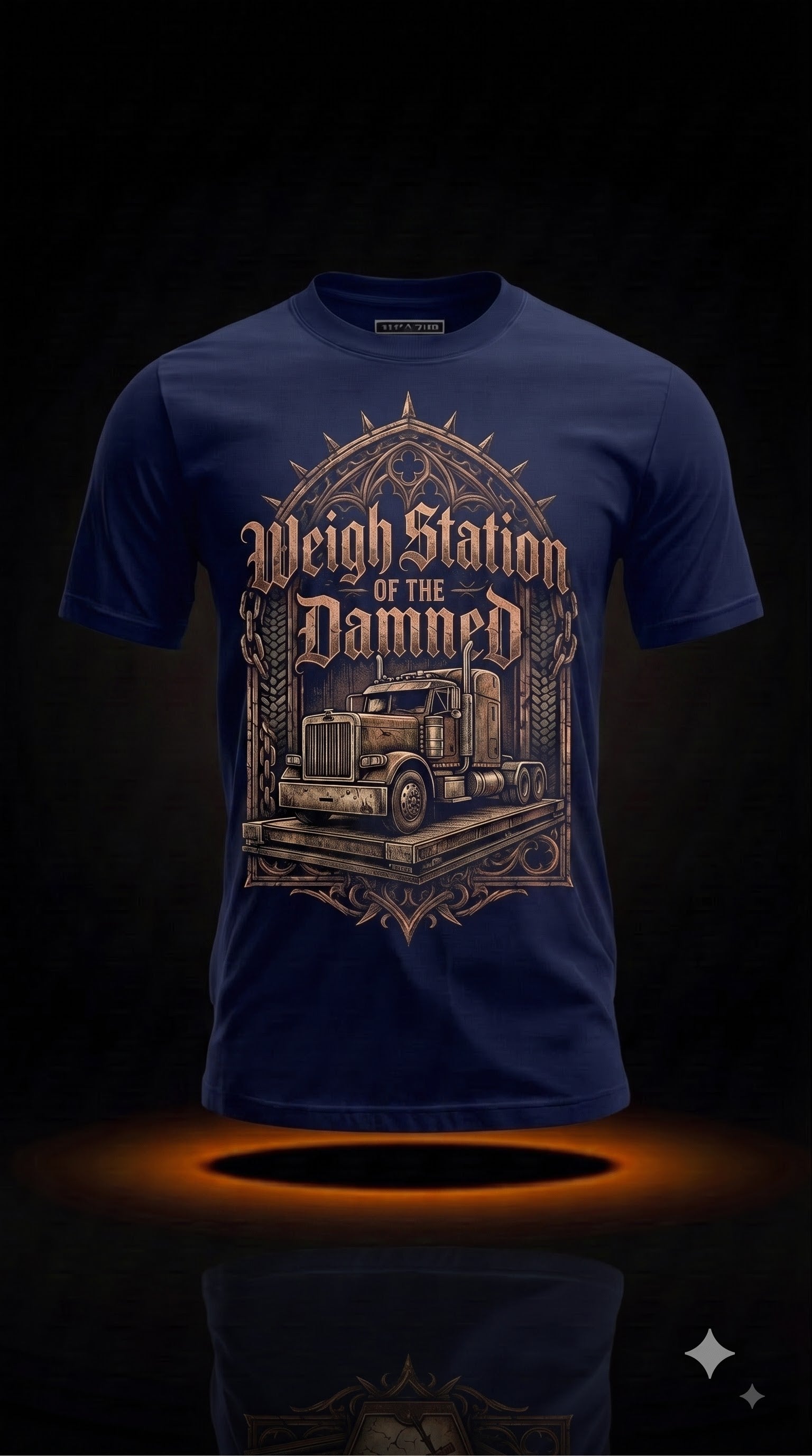 Weigh Station Of The Damned T-Shirt | Halloween Trucker Shirt