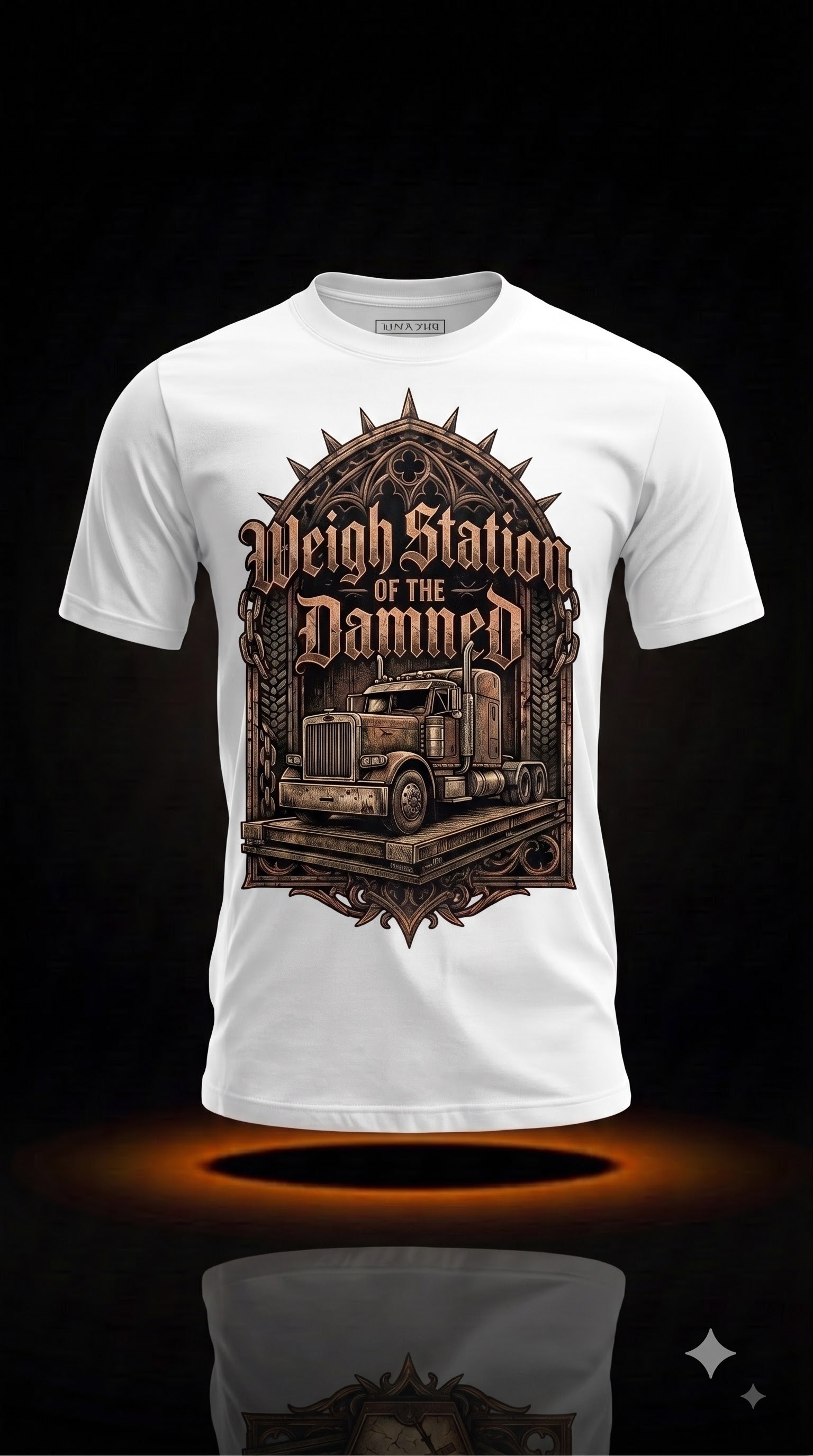 Weigh Station Of The Damned T-Shirt | Halloween Trucker Shirt