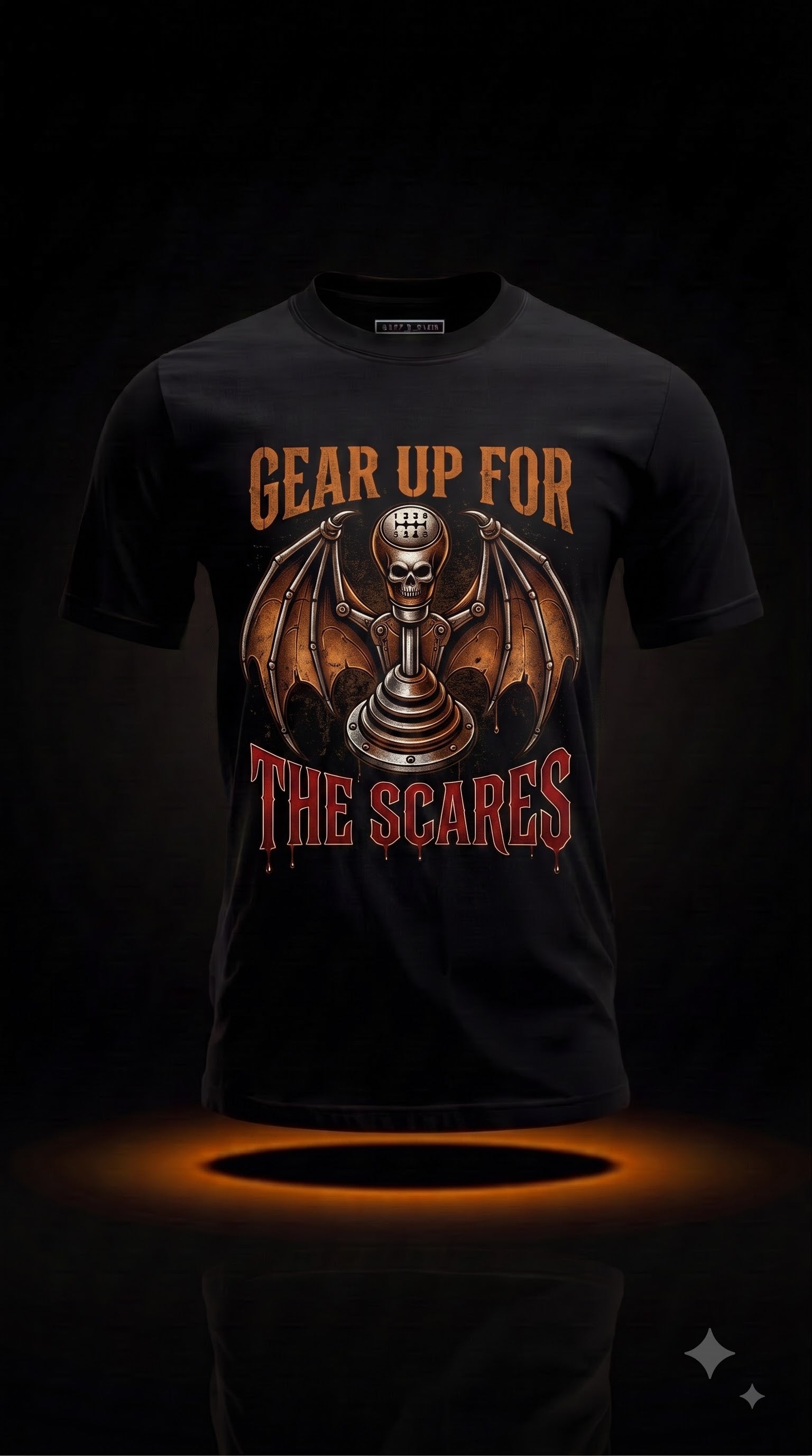 Gear Up For The Scares T-Shirt | Halloween Trucker Shirt