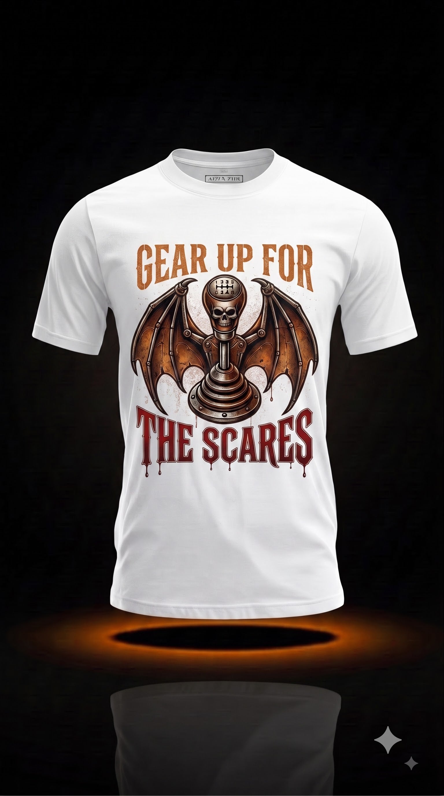Gear Up For The Scares T-Shirt | Halloween Trucker Shirt