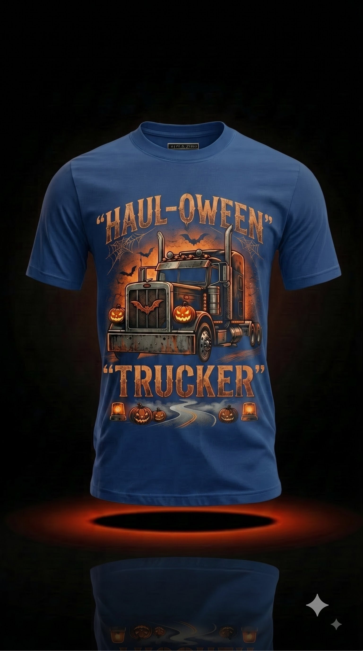 Haul-oween Trucker T-Shirt | Funny Halloween Truck Driver Gift