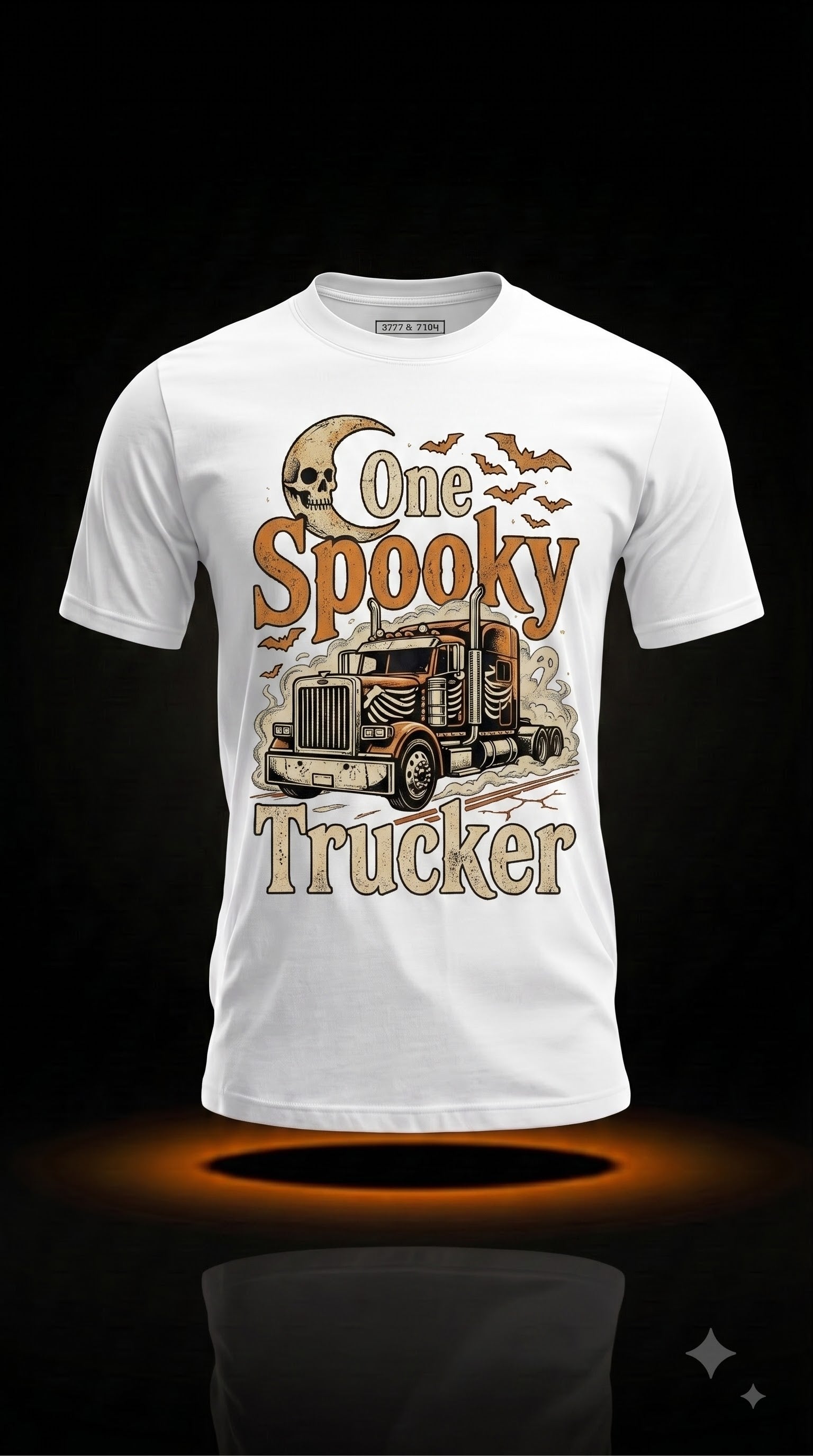 One Spooky Trucker T-Shirt | Funny Halloween Truck Driver Gift