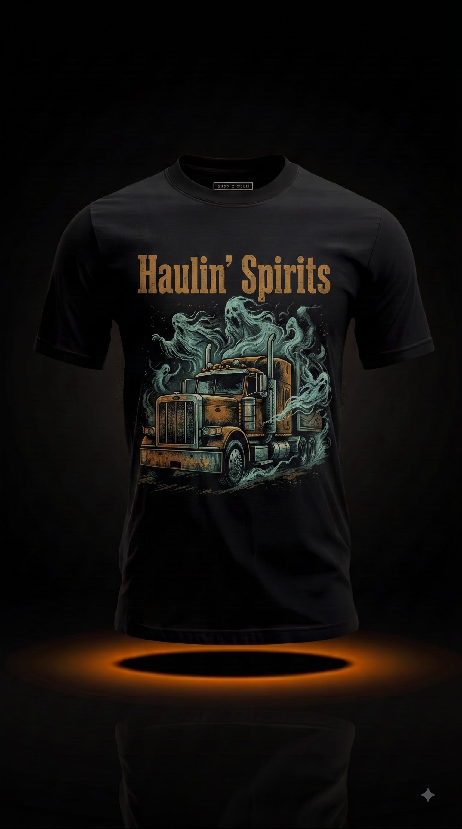Haulin' Spirits T-Shirt | Funny Halloween Trucker Gift