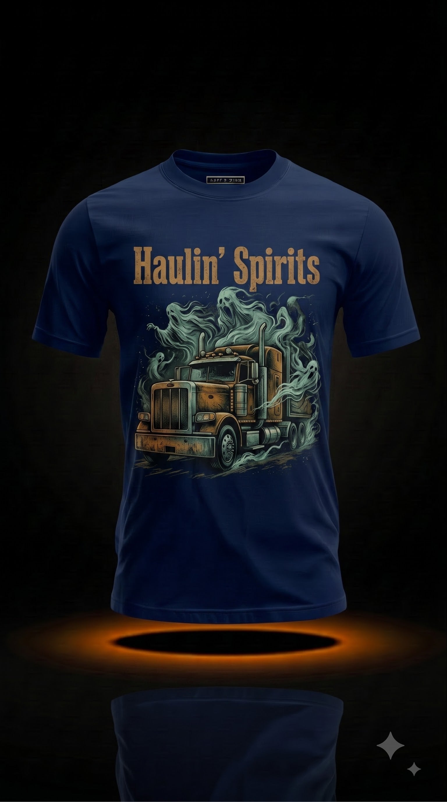 Haulin' Spirits T-Shirt | Funny Halloween Trucker Gift