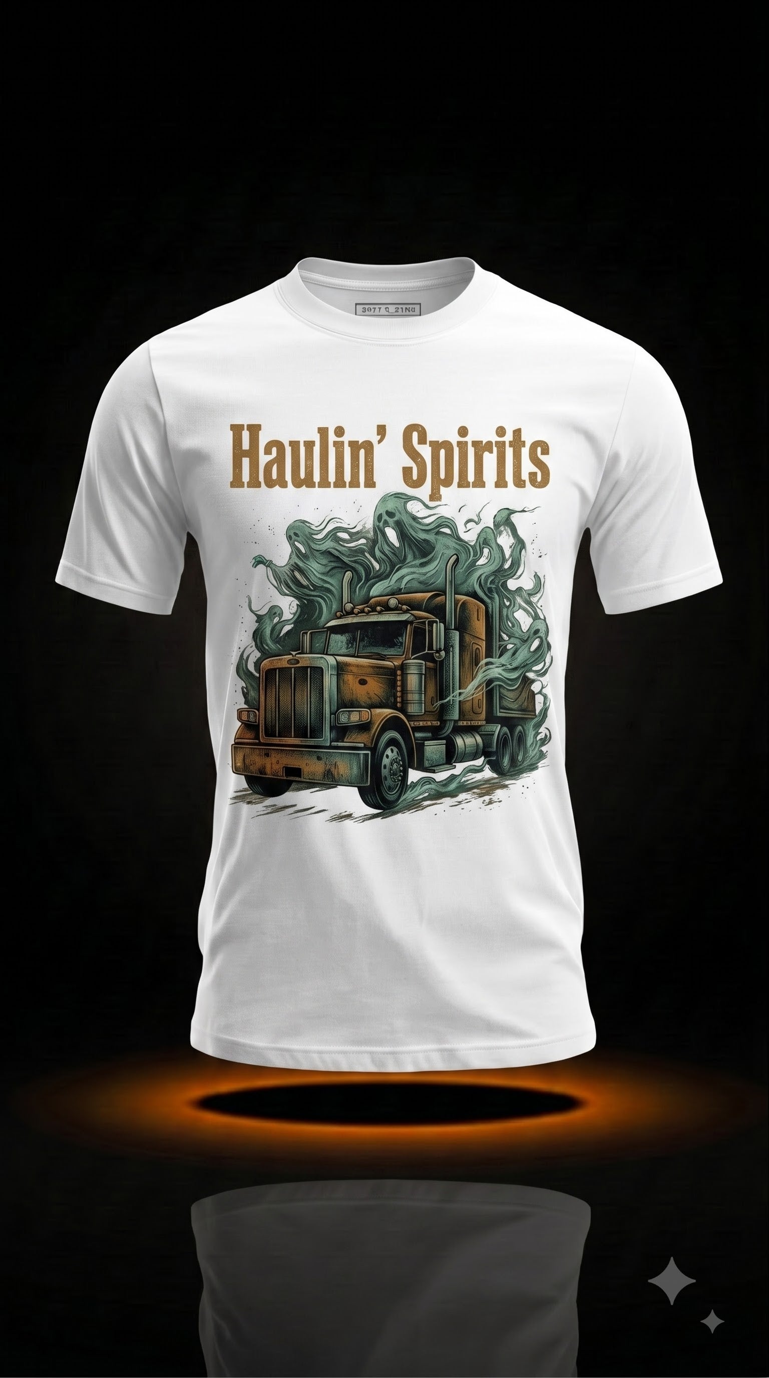 Haulin' Spirits T-Shirt | Funny Halloween Trucker Gift