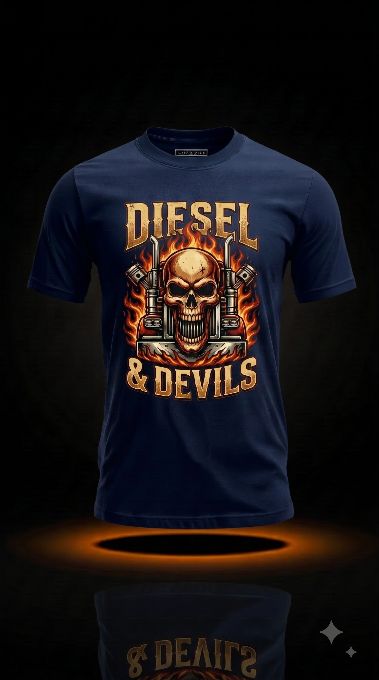 Diesel & Devils T-Shirt | Funny Halloween Trucker Gift