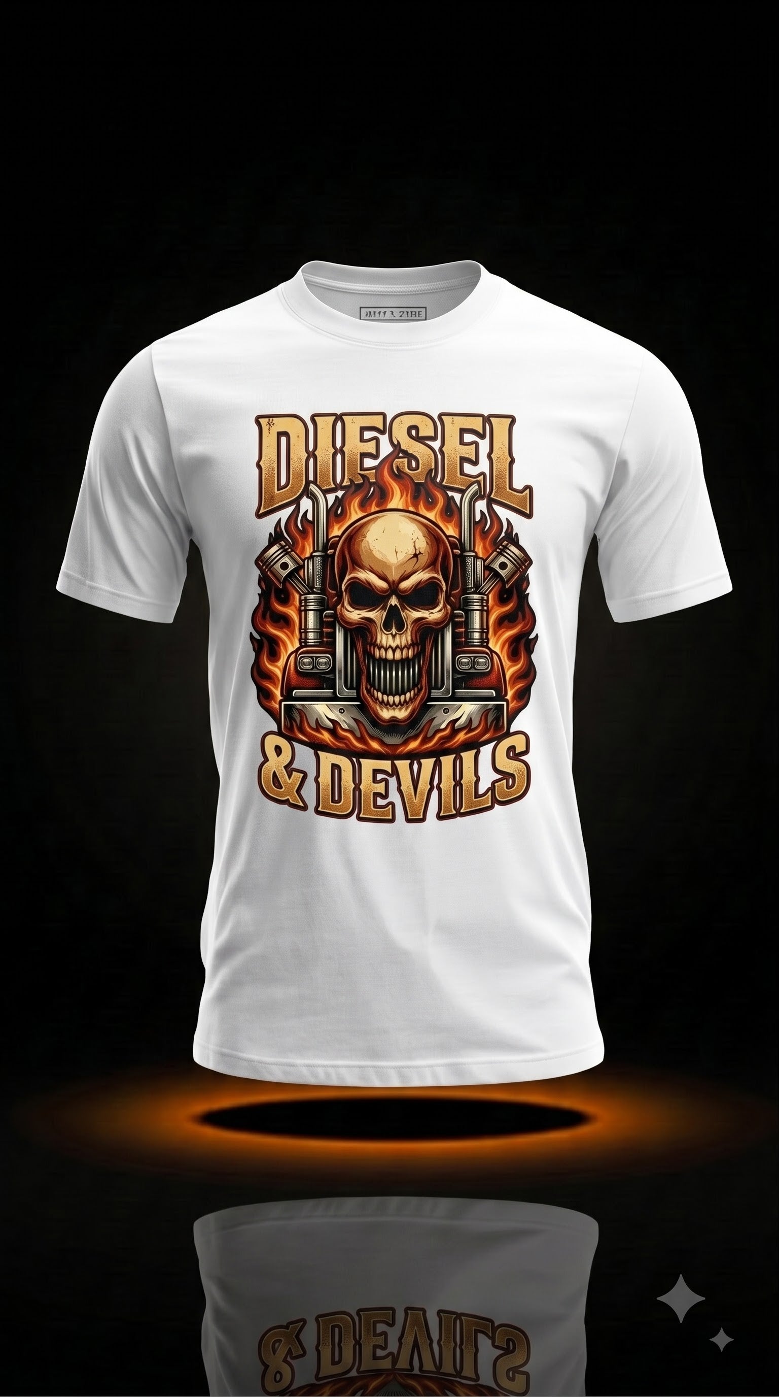 Diesel & Devils T-Shirt | Funny Halloween Trucker Gift