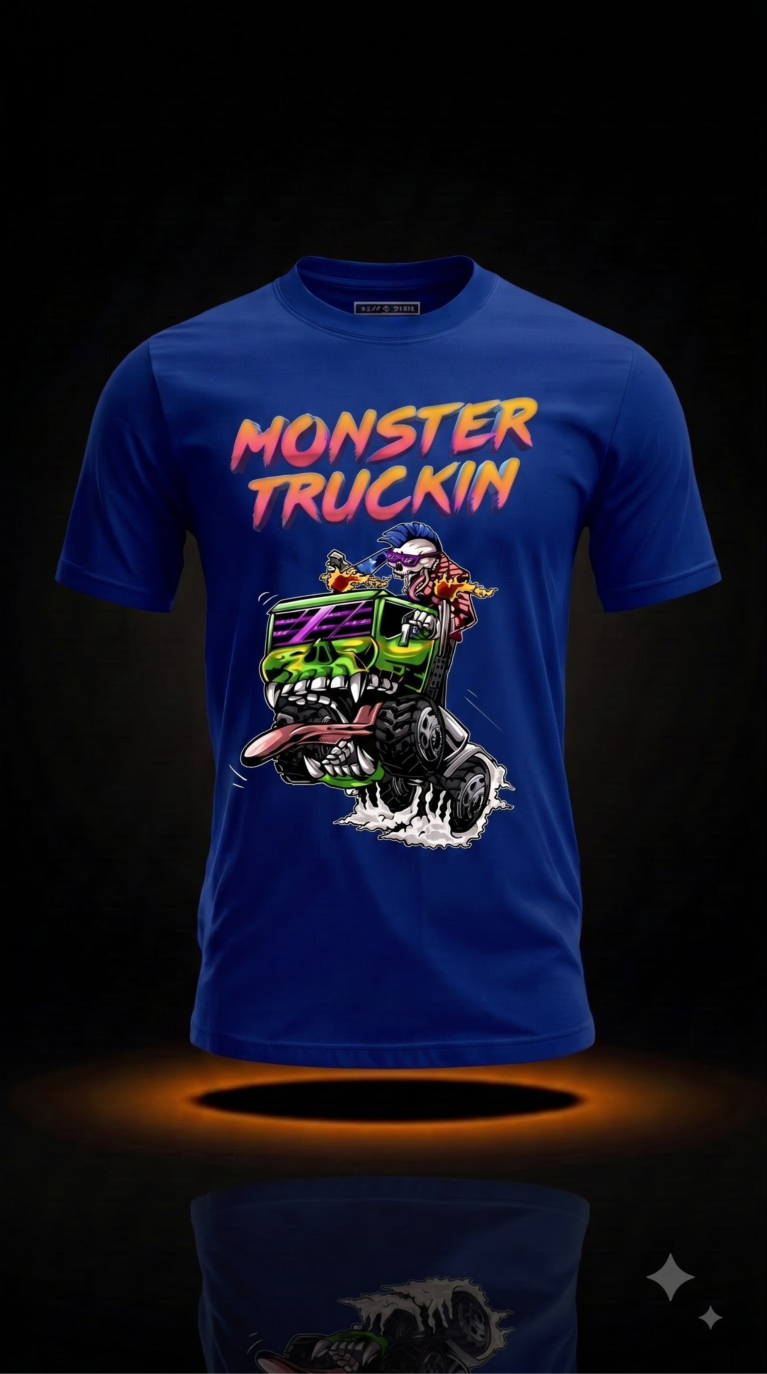 Monster Truckin' T-Shirt | Funny Halloween Trucker Gift