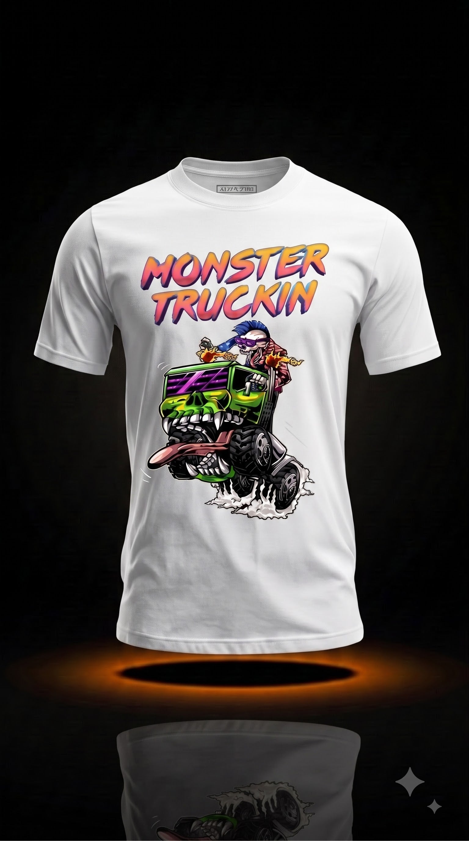 Monster Truckin' T-Shirt | Funny Halloween Trucker Gift
