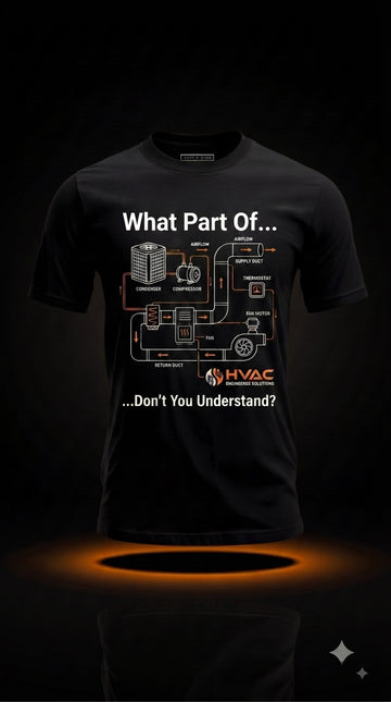 What Part Of Don't You Understand T-Shirt | Funny HVAC Technician Gift