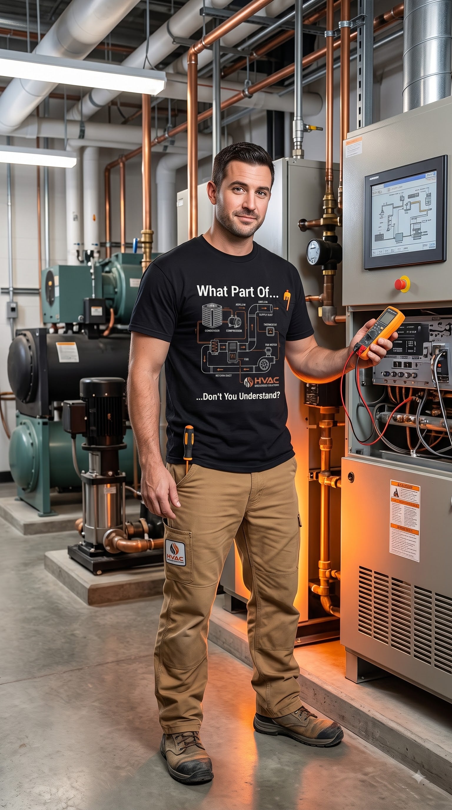 What Part Of Don't You Understand T-Shirt | Funny HVAC Technician Gift
