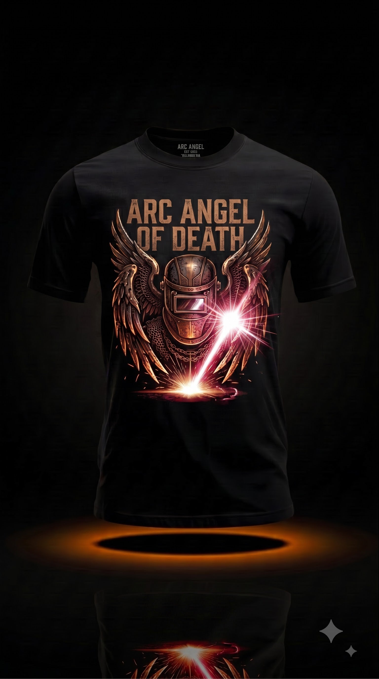 Arc Angel Of Death T-Shirt | Badass Halloween Welder Gift