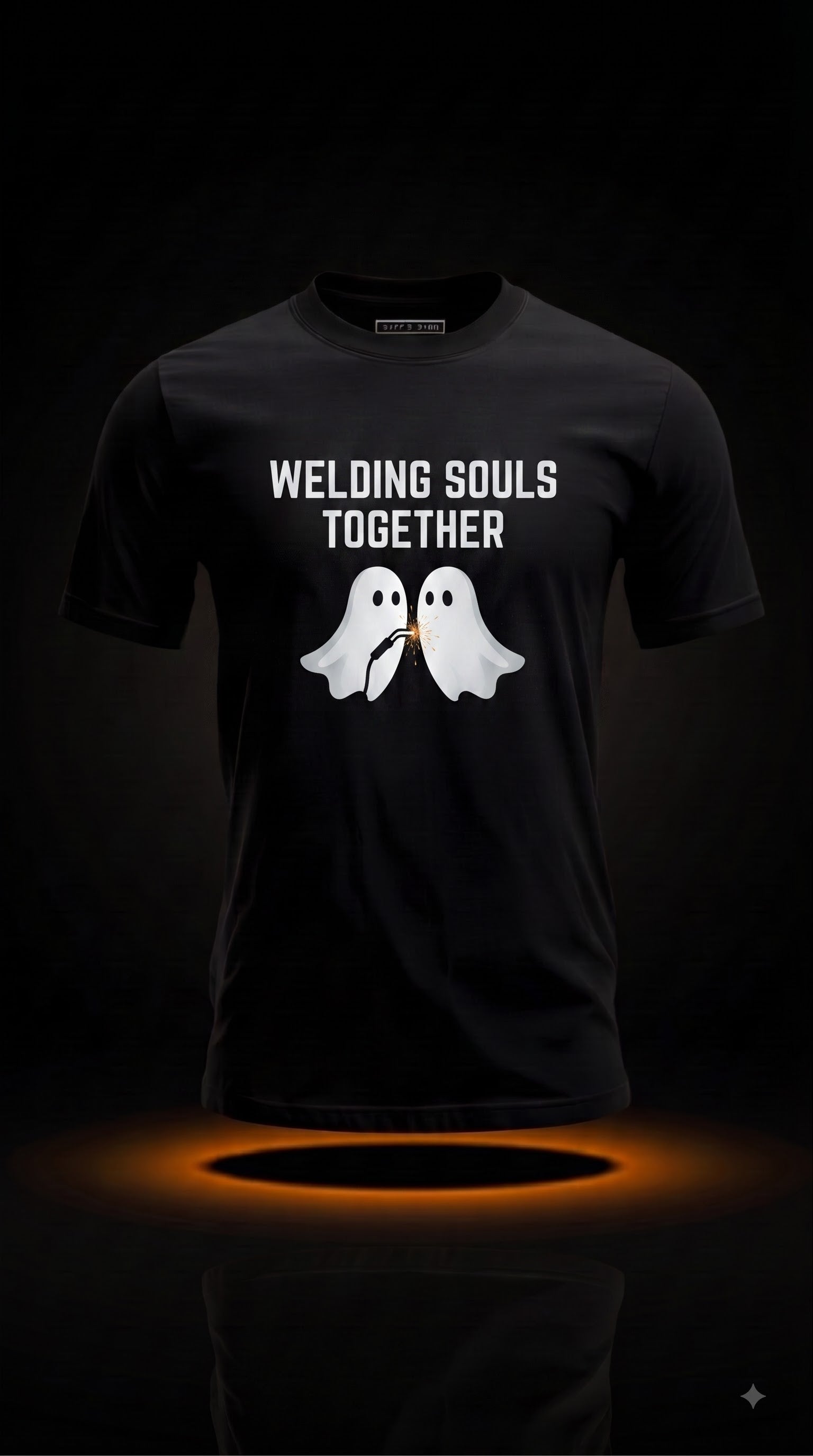 Welding Souls Together T-Shirt | Spooky Halloween Welder Gift