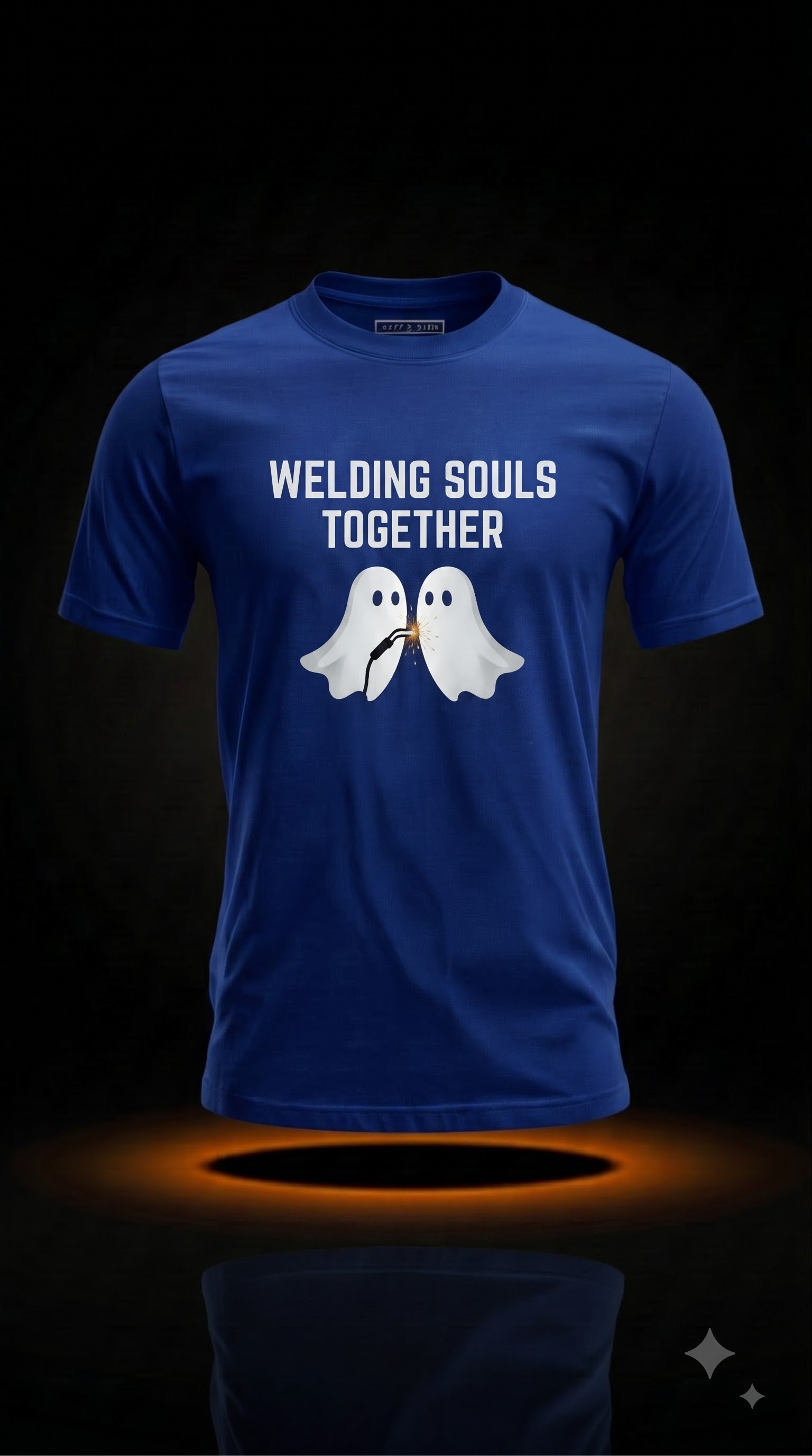 Welding Souls Together T-Shirt | Spooky Halloween Welder Gift