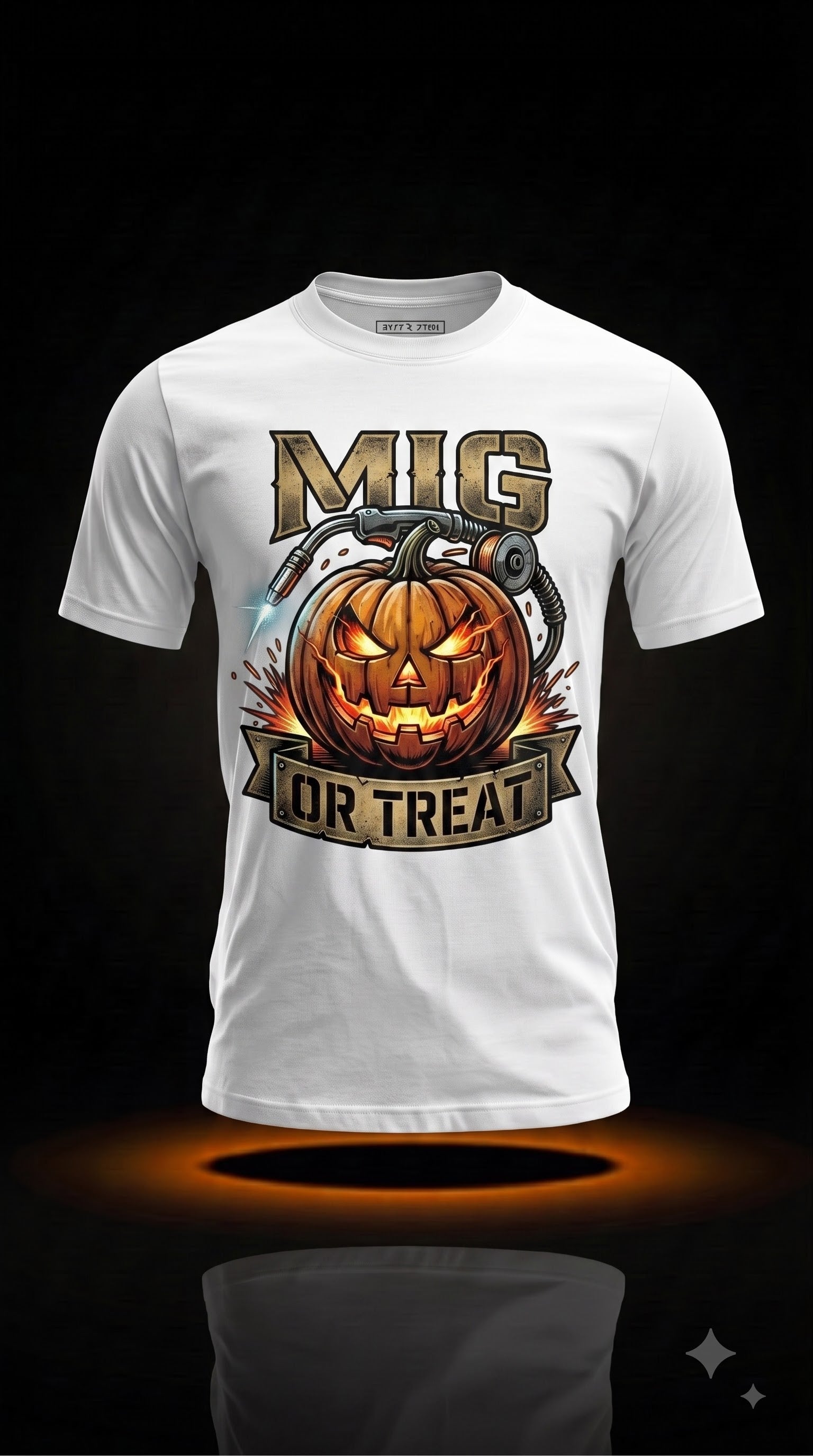 MIG Or Treat T-Shirt | Funny Halloween Welder Gift