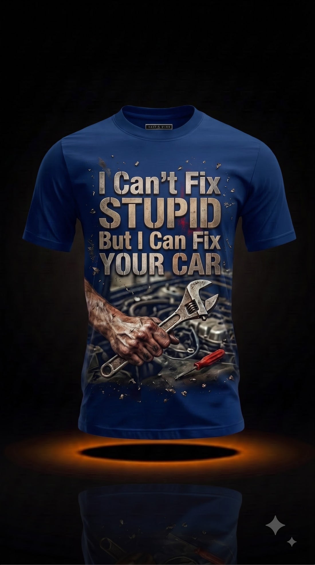 I Can't Fix Stupid But I Can Fix Your Car T-Shirt | Funny Mechanic Gift