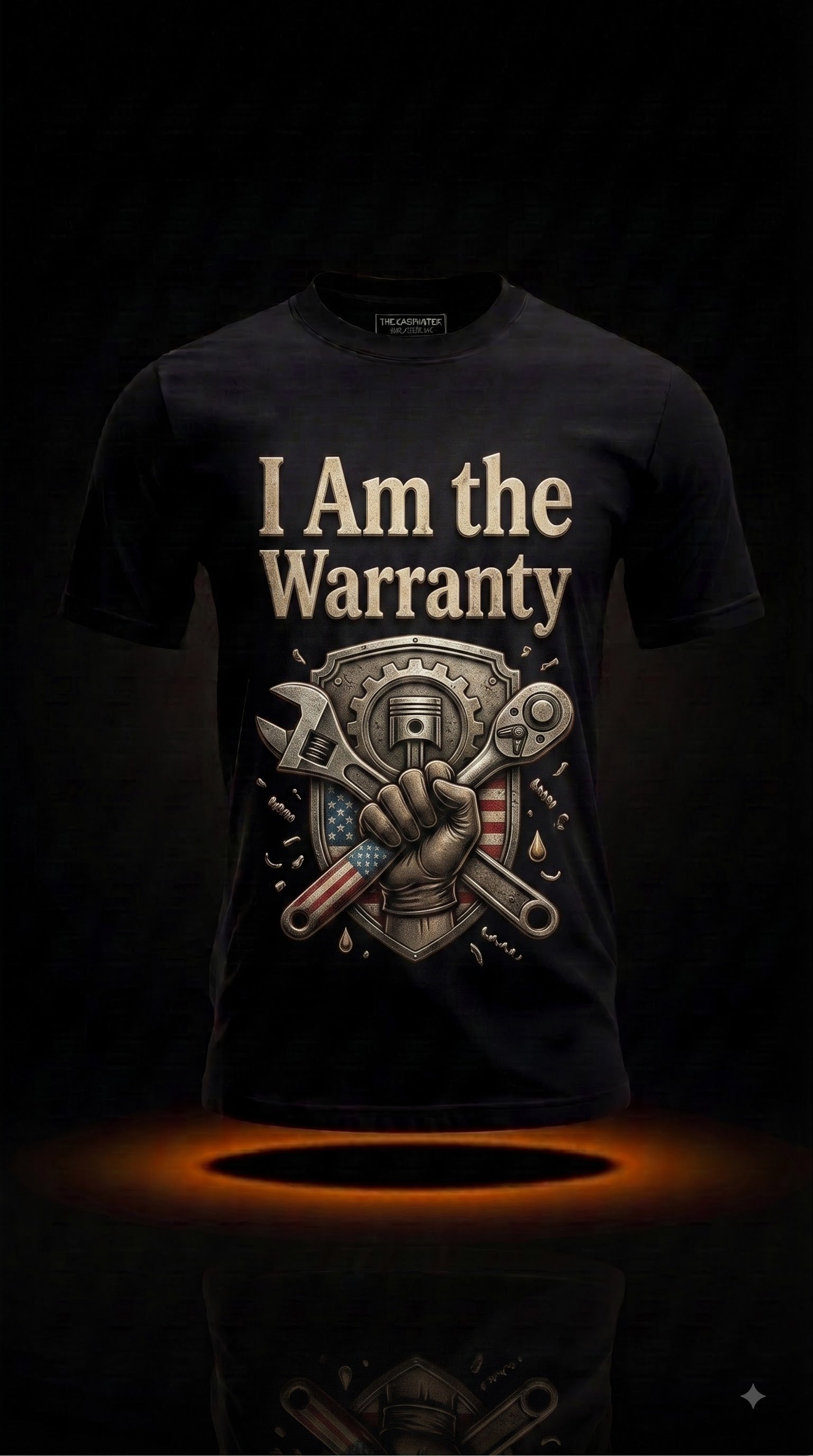 I Am the Warranty T-Shirt | Funny Mechanic Gift