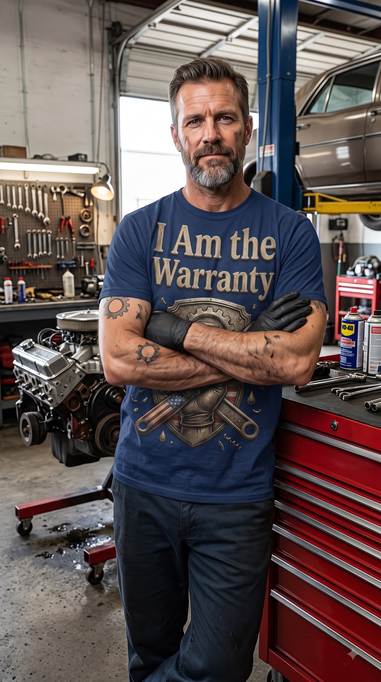 I Am the Warranty T-Shirt | Funny Mechanic Gift