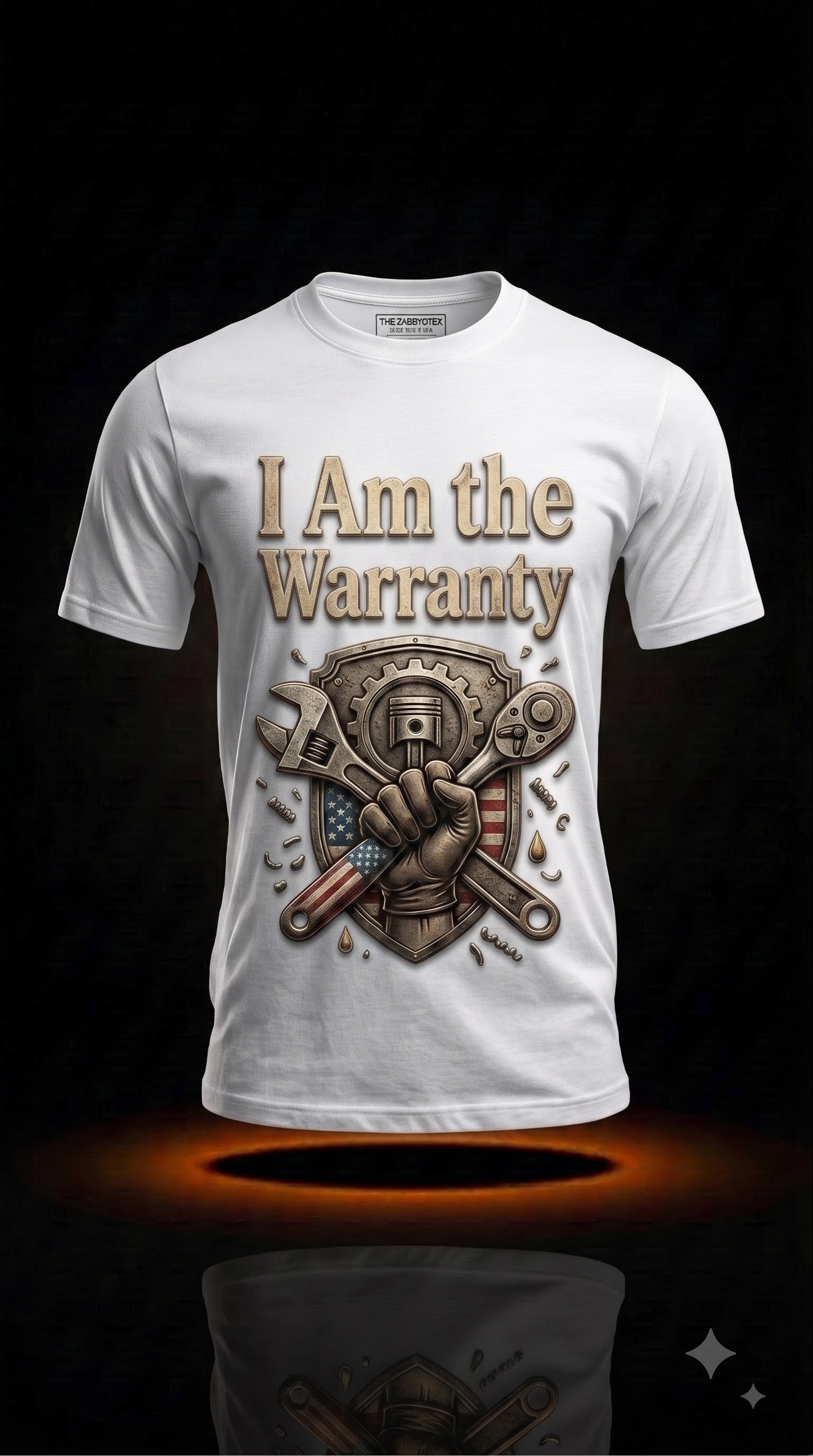 I Am the Warranty T-Shirt | Funny Mechanic Gift
