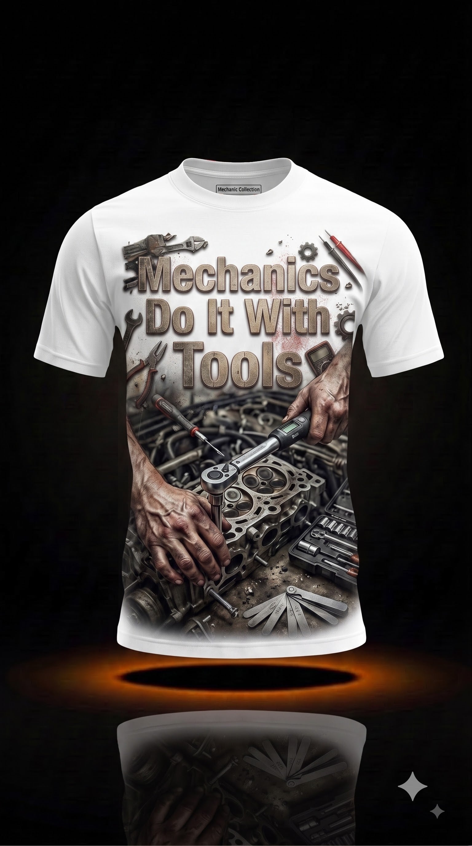 Mechanics Do It With Tools T-Shirt | Funny Mechanic Gift