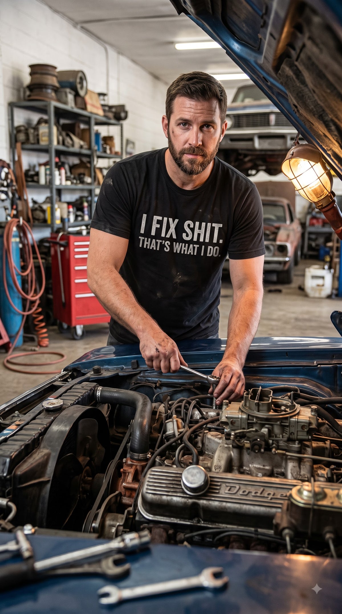 I Fix Shit That's What I Do T-Shirt | Funny Mechanic Shirt