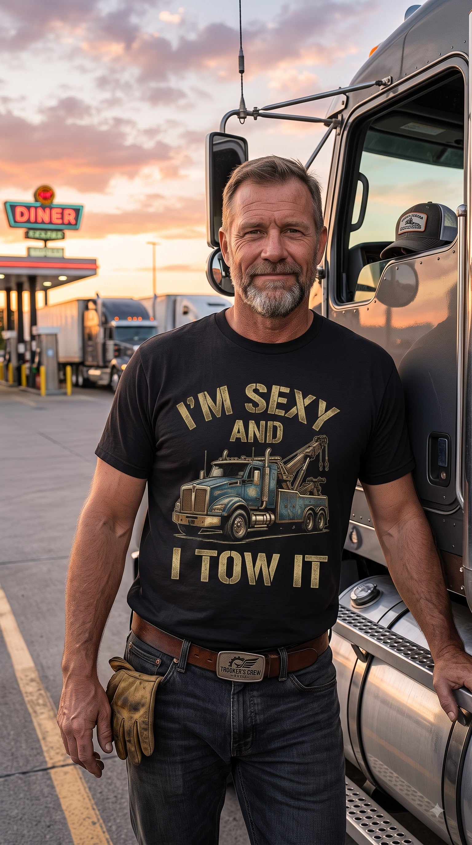 I'm Sexy And I Tow It T-Shirt | Funny Tow Truck Driver Gift