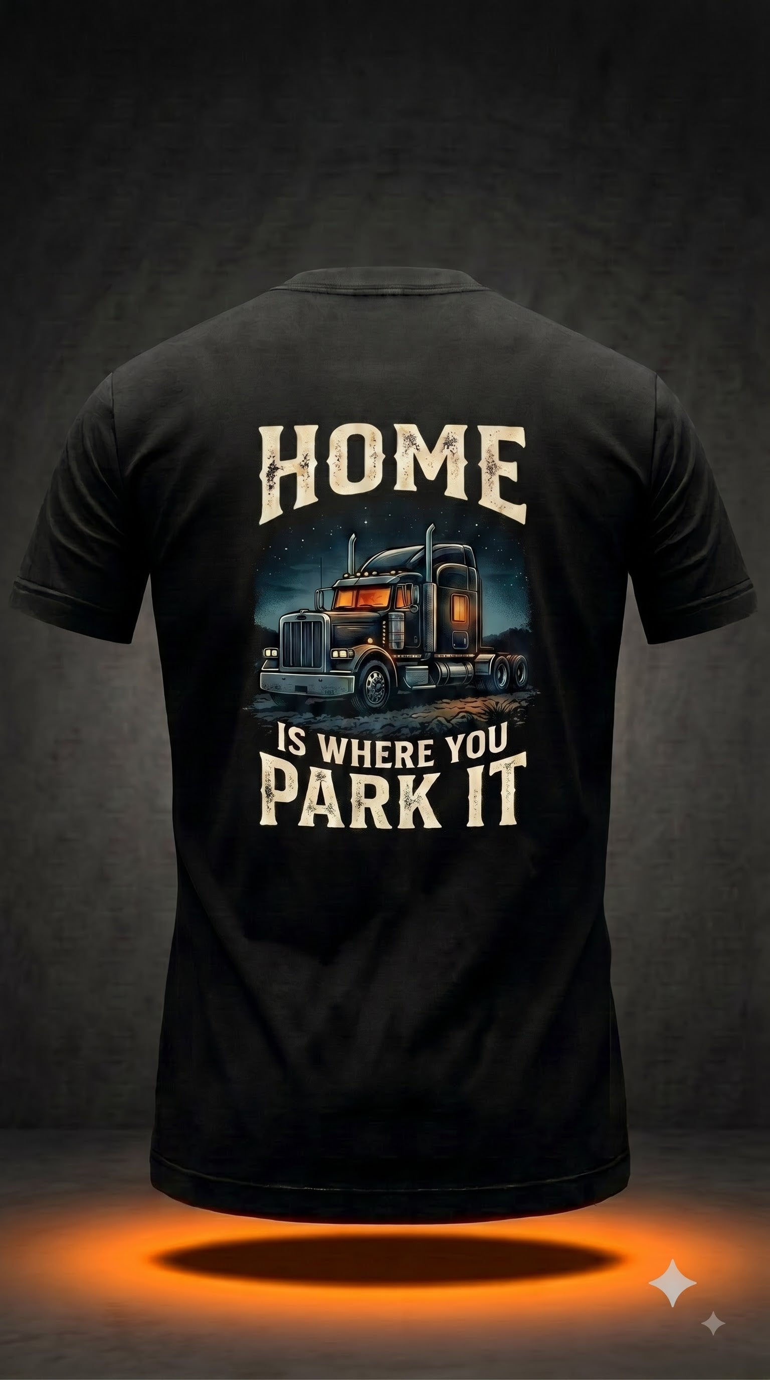 Home Is Where You Park It T-Shirt | Funny Trucker Gift