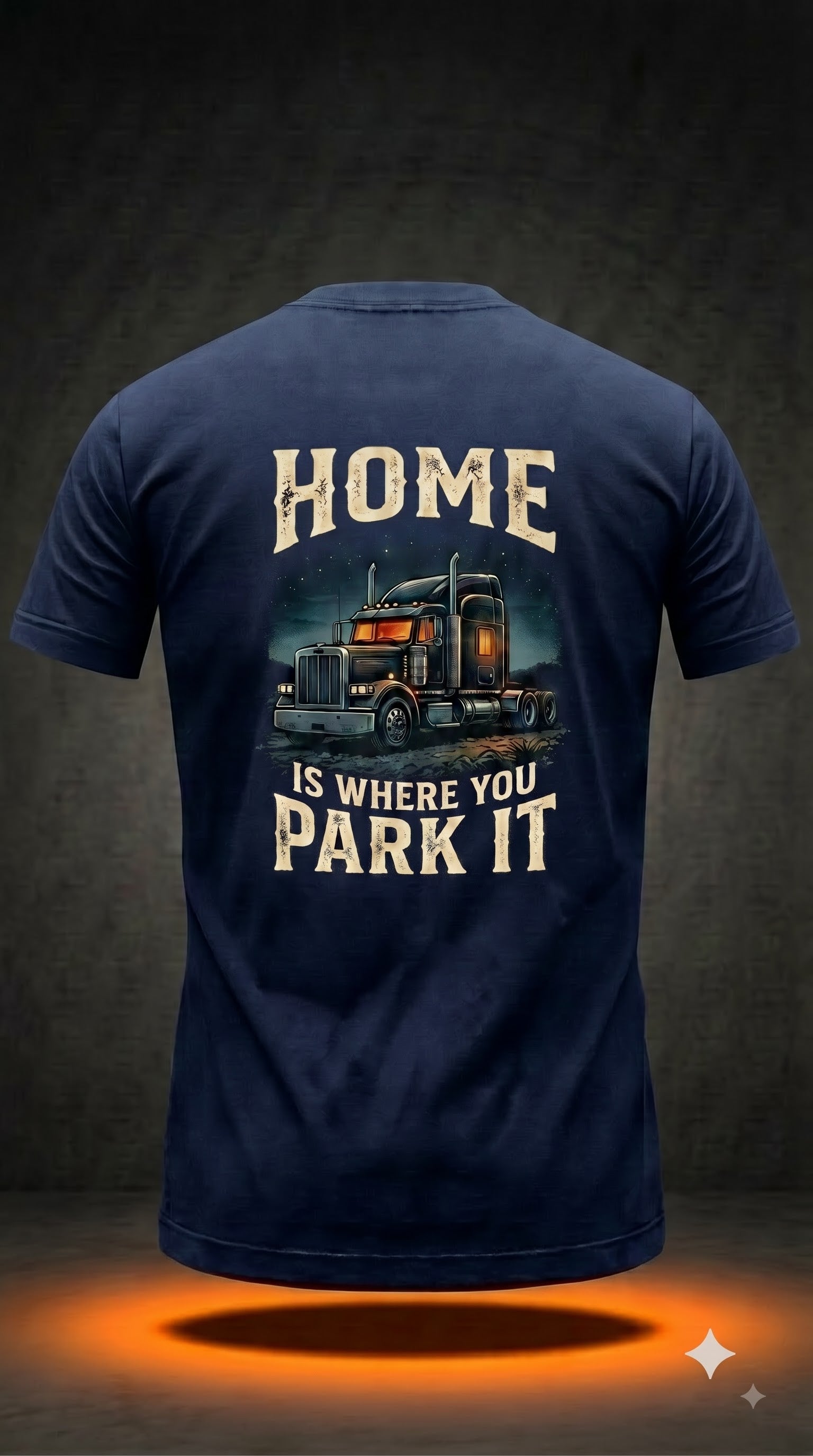 Home Is Where You Park It T-Shirt | Funny Trucker Gift