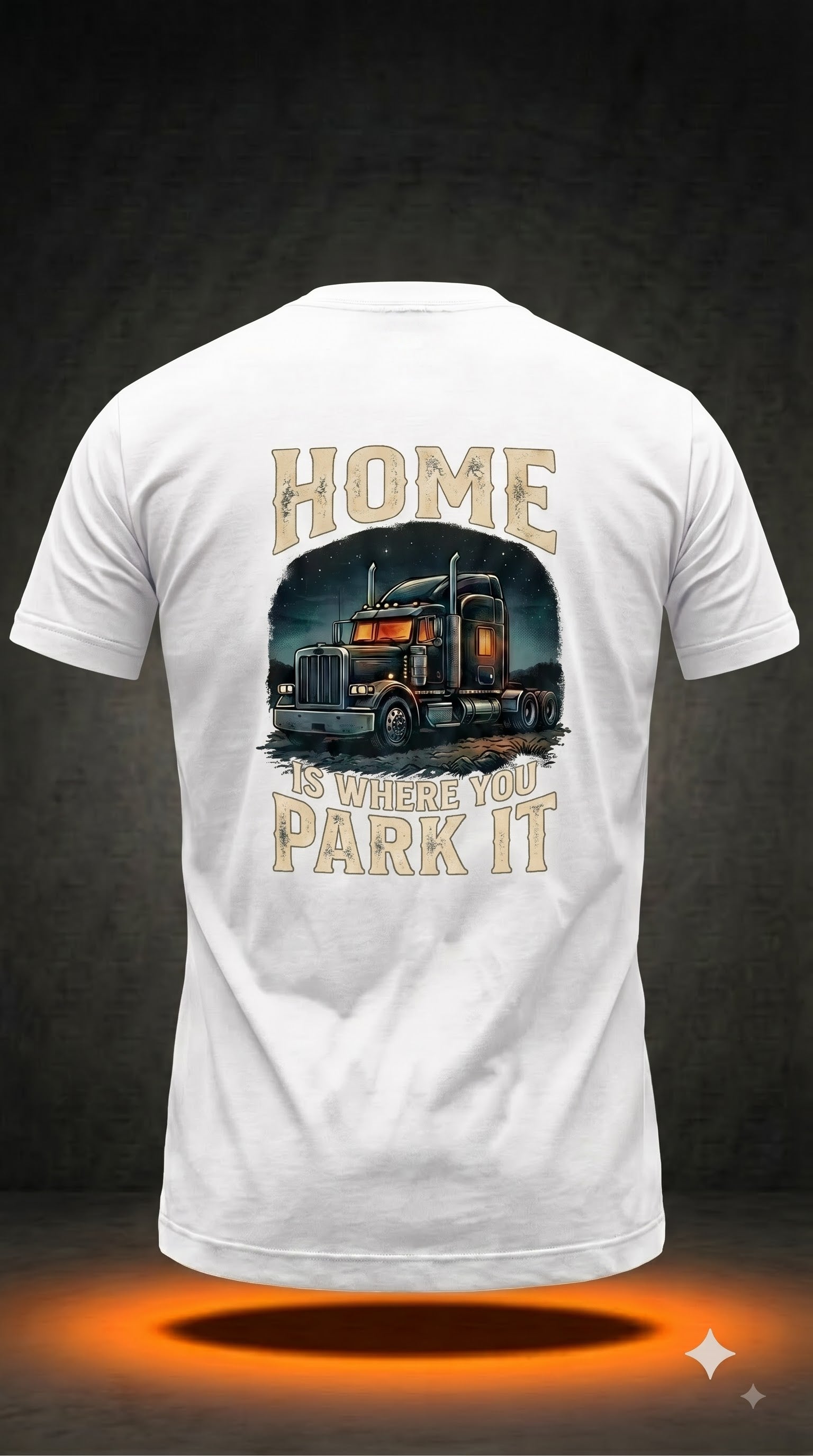 Home Is Where You Park It T-Shirt | Funny Trucker Gift