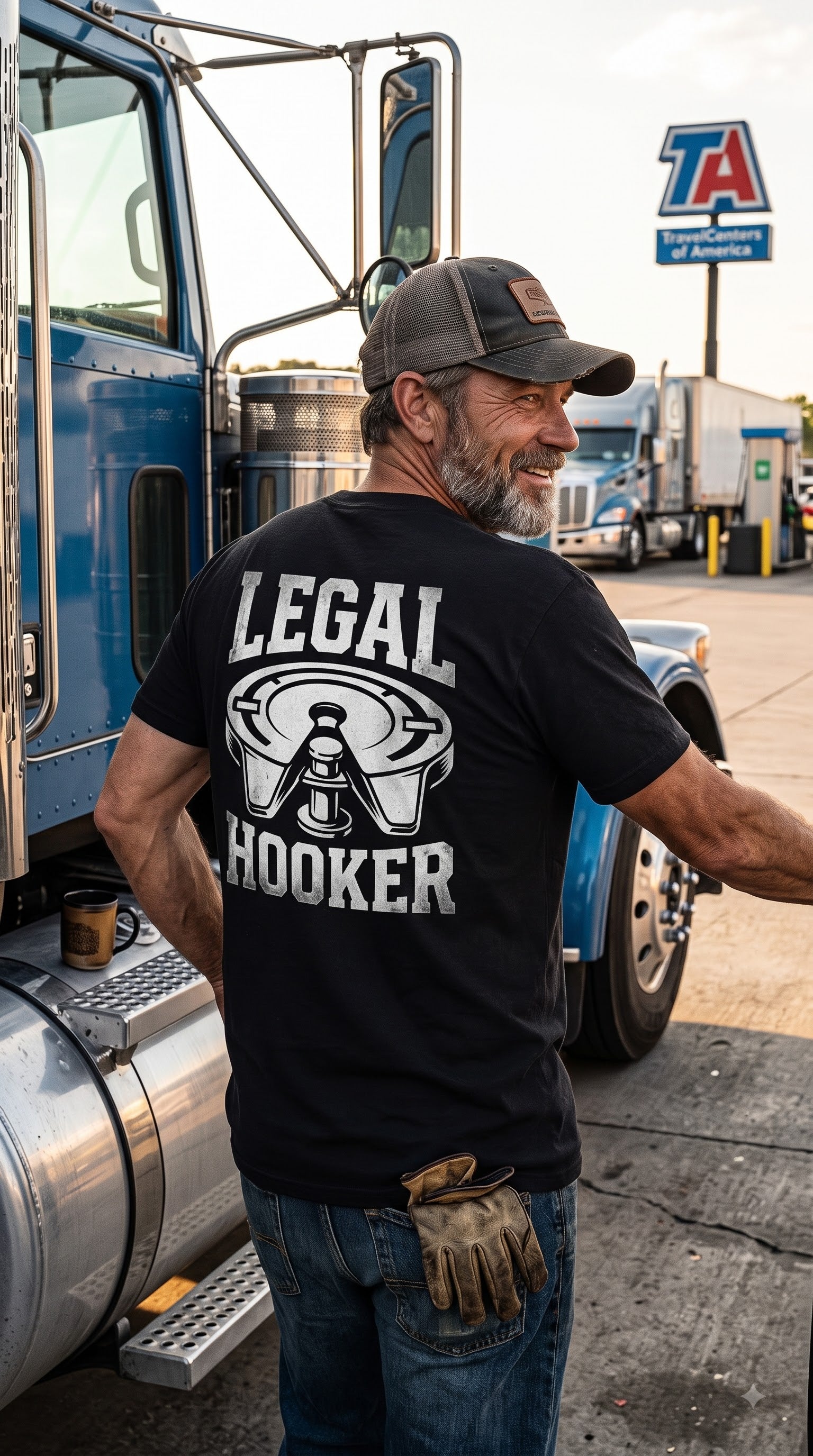 Legal Hooker T-Shirt | Funny Trucker Shirt