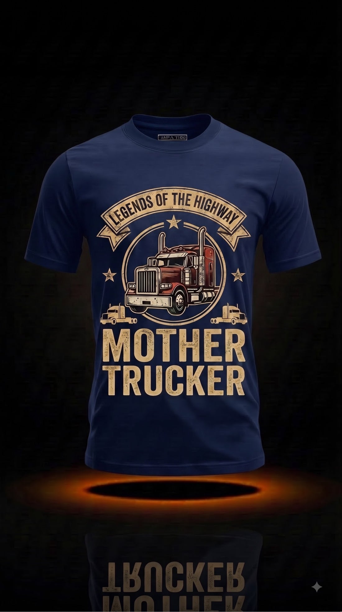 Mother Trucker T-Shirt | Funny Truck Driver Gift