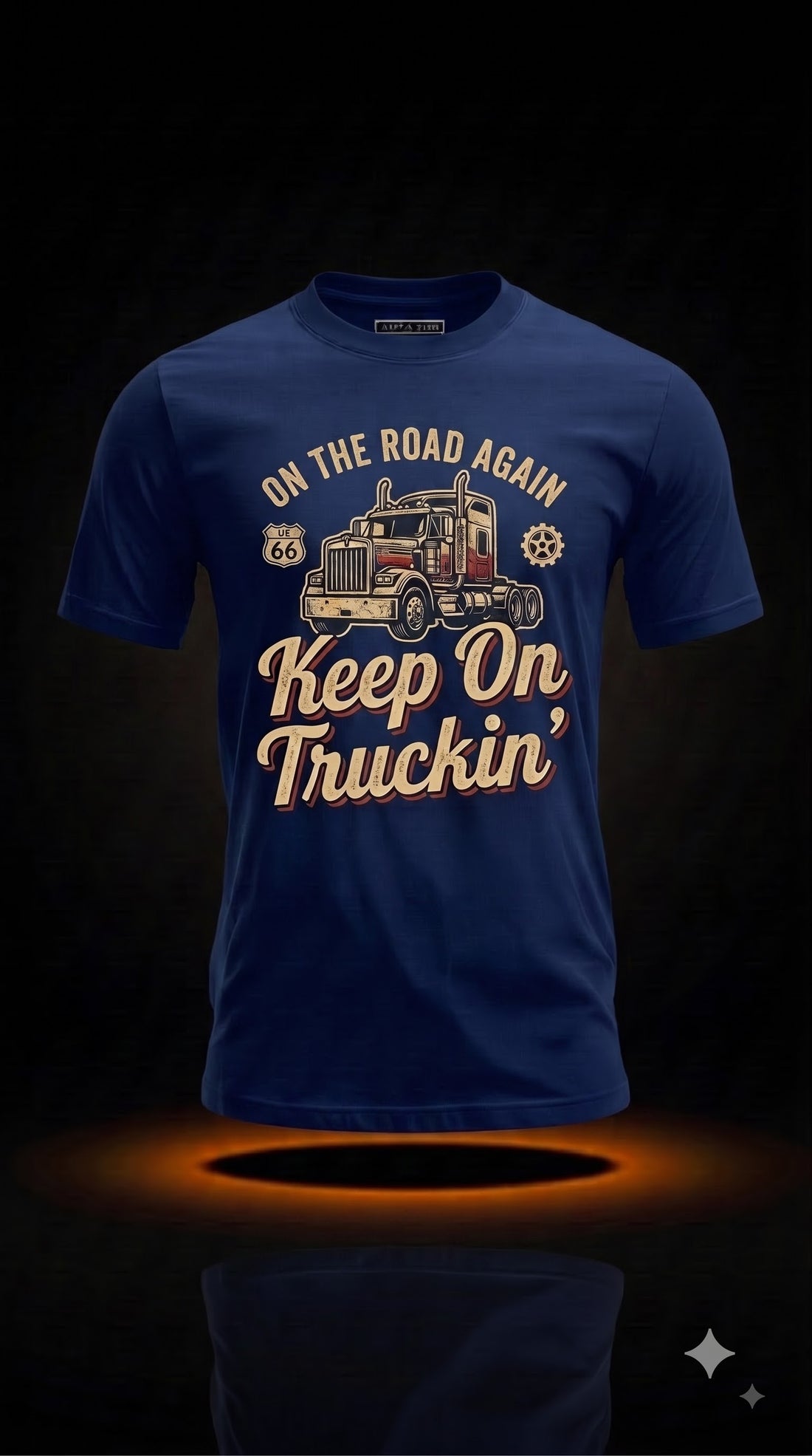 Keep On Truckin' T-Shirt | Classic Truck Driver Gift