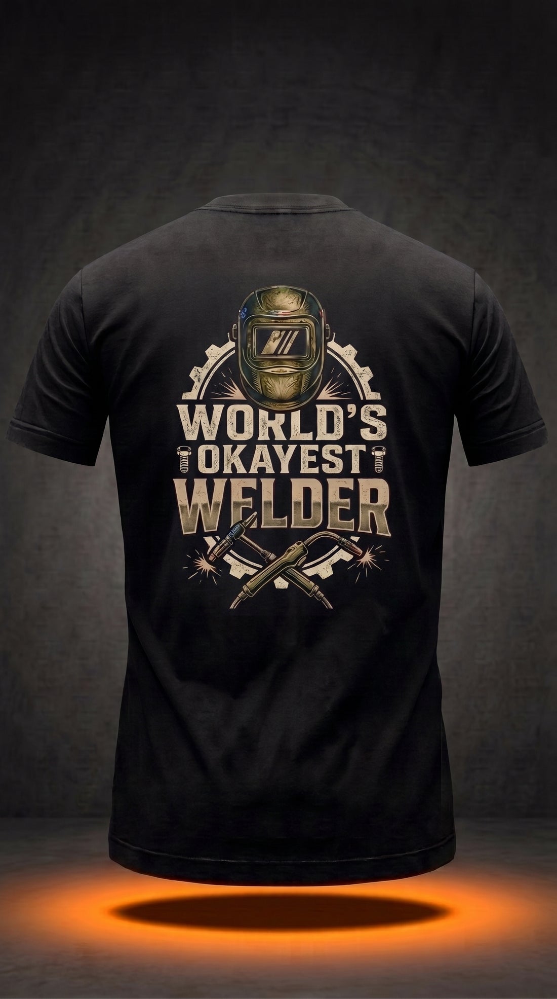World's Okayest Welder T-Shirt | Funny Welder Gift