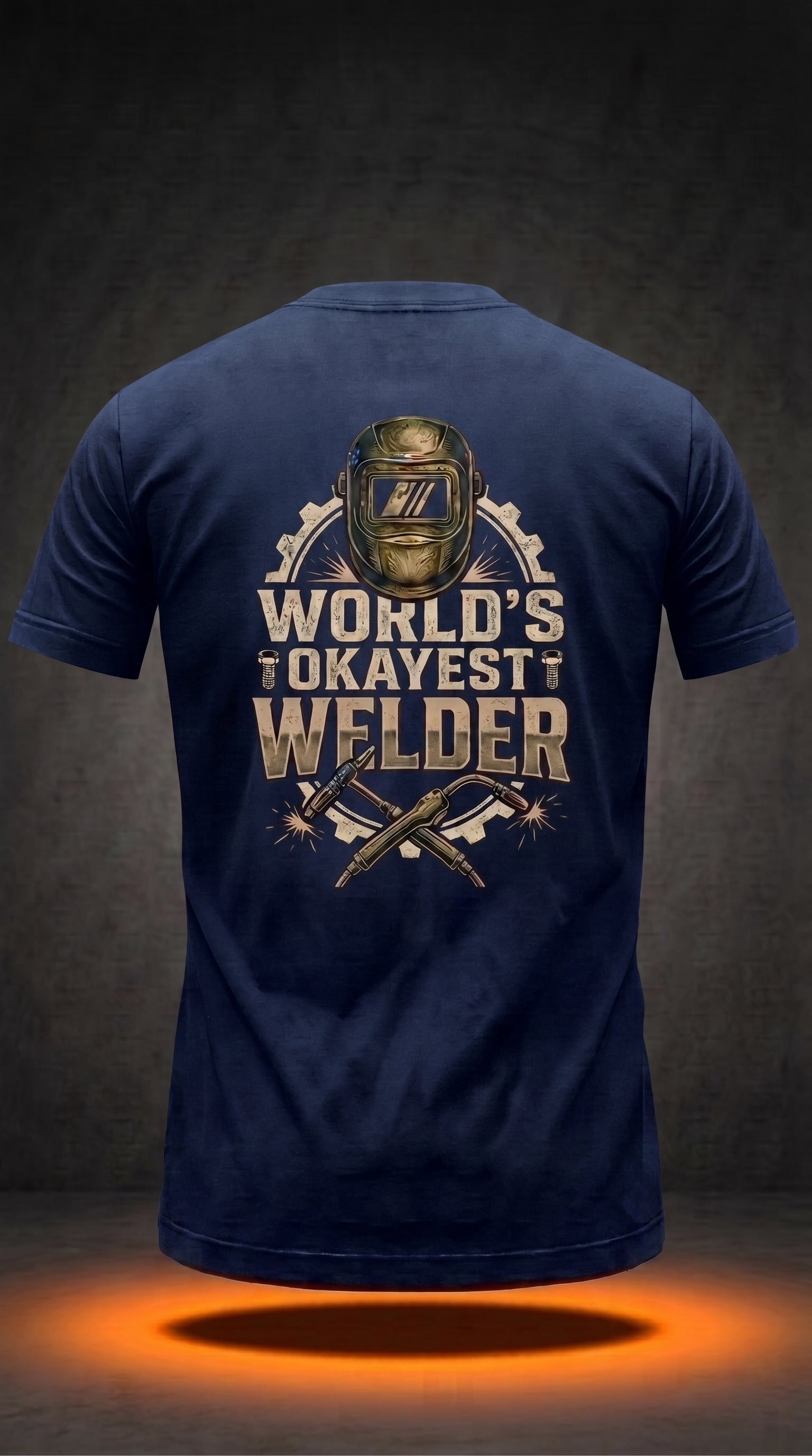 World's Okayest Welder T-Shirt | Funny Welder Gift