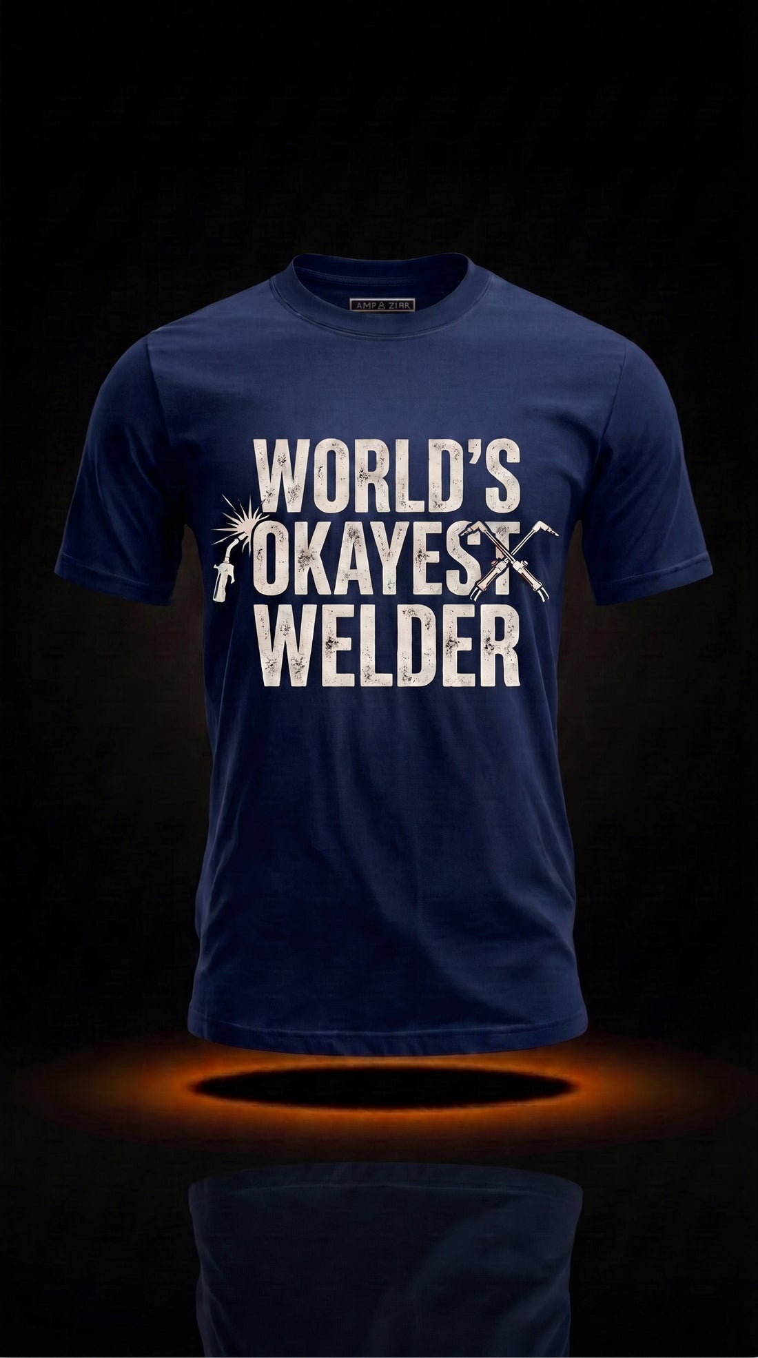 World's Okayest Welder T-Shirt | Funny Welder Gift