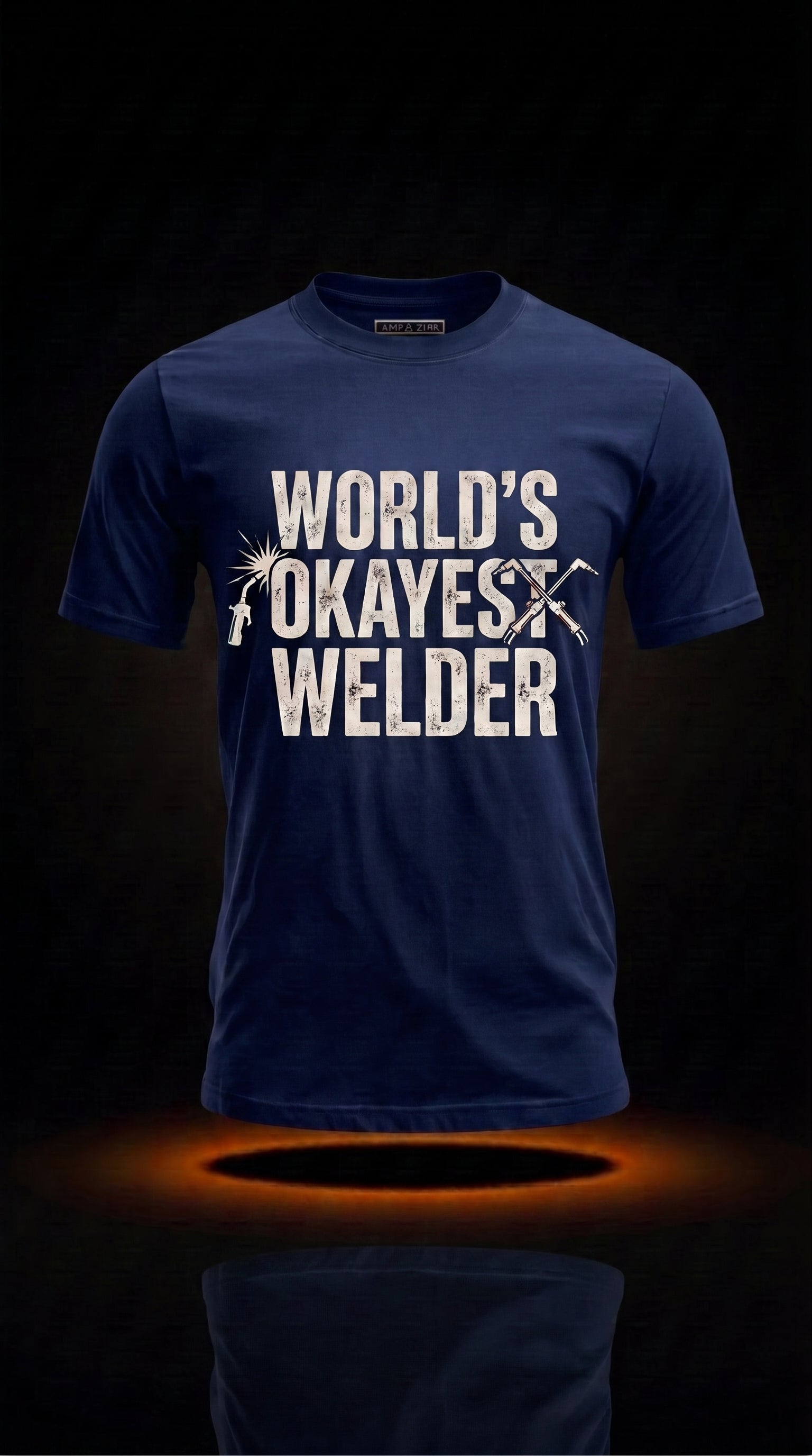World's Okayest Welder T-Shirt | Funny Welder Gift