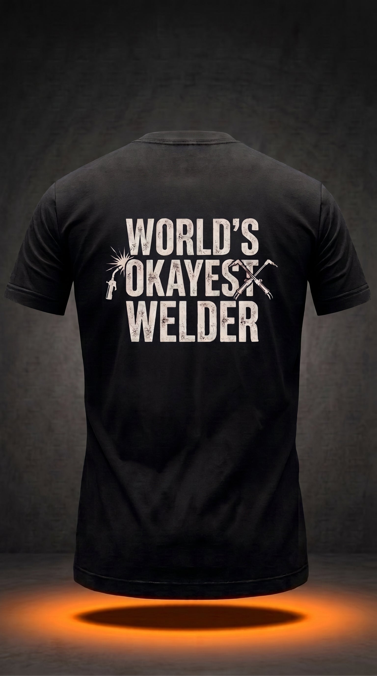 World's Okayest Welder T-Shirt | Funny Welder Gift